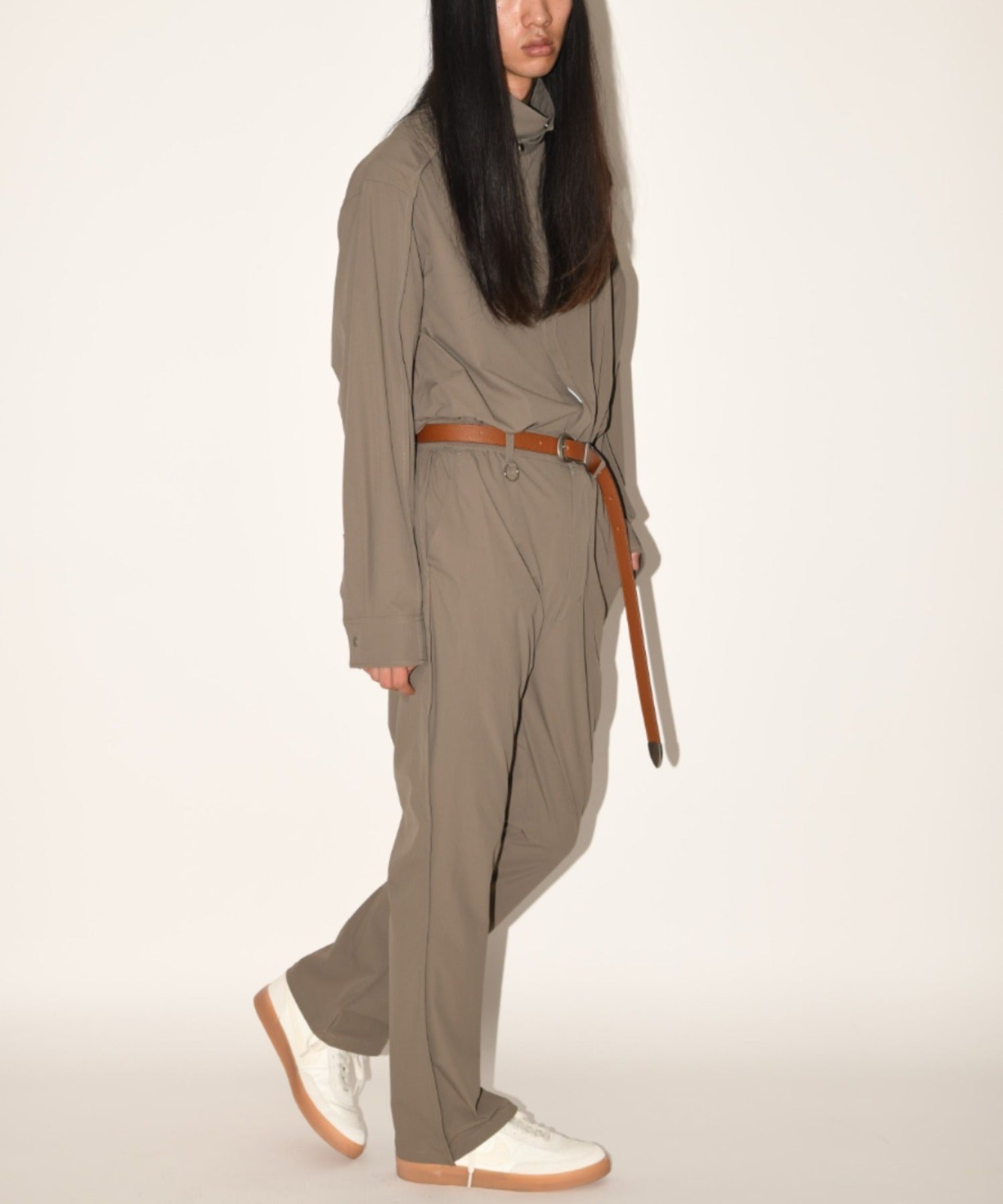 Outsider flare trousers - desert
