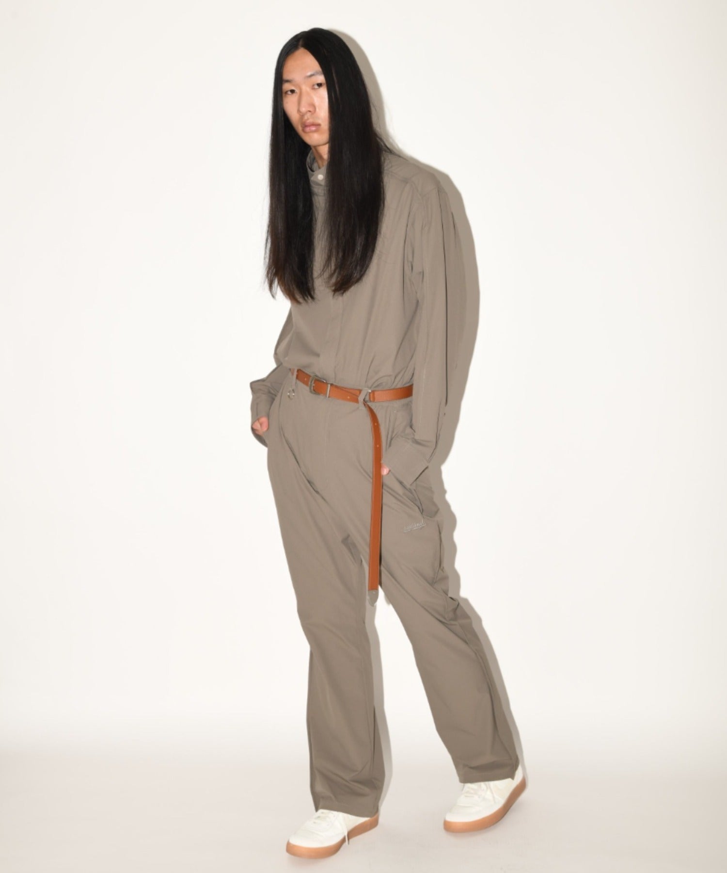 Outsider flare trousers - desert