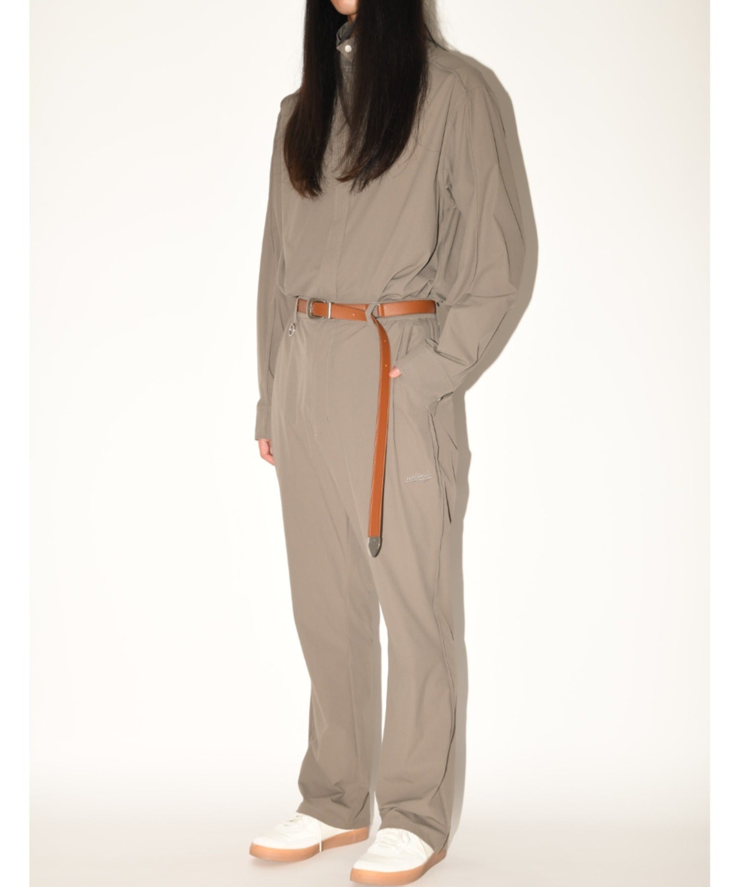 Outsider flare trousers - desert