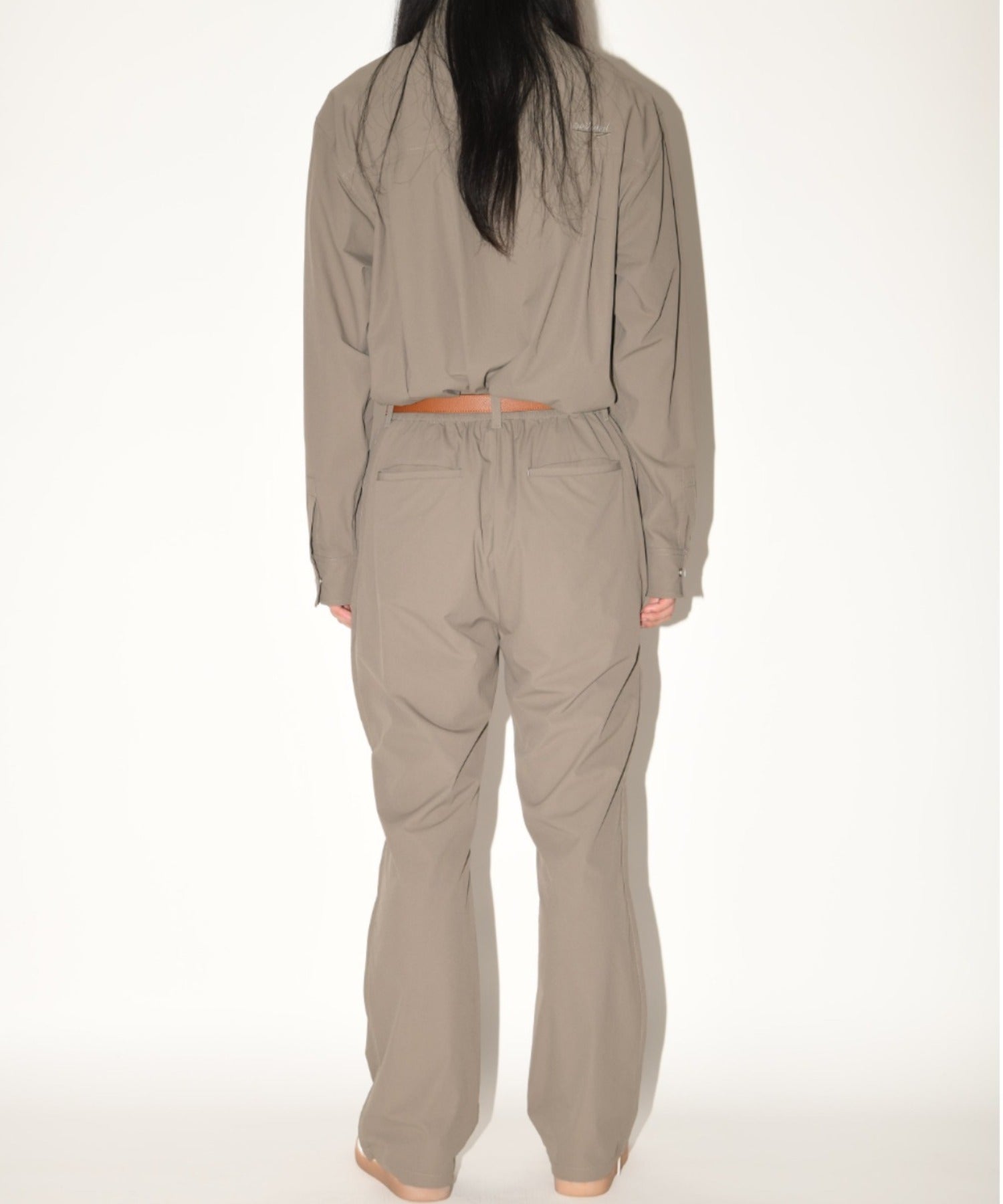 Outsider flare trousers - desert