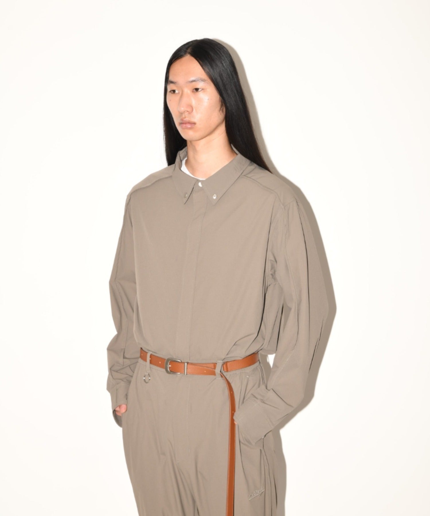 Outsider shirt blouson - black
