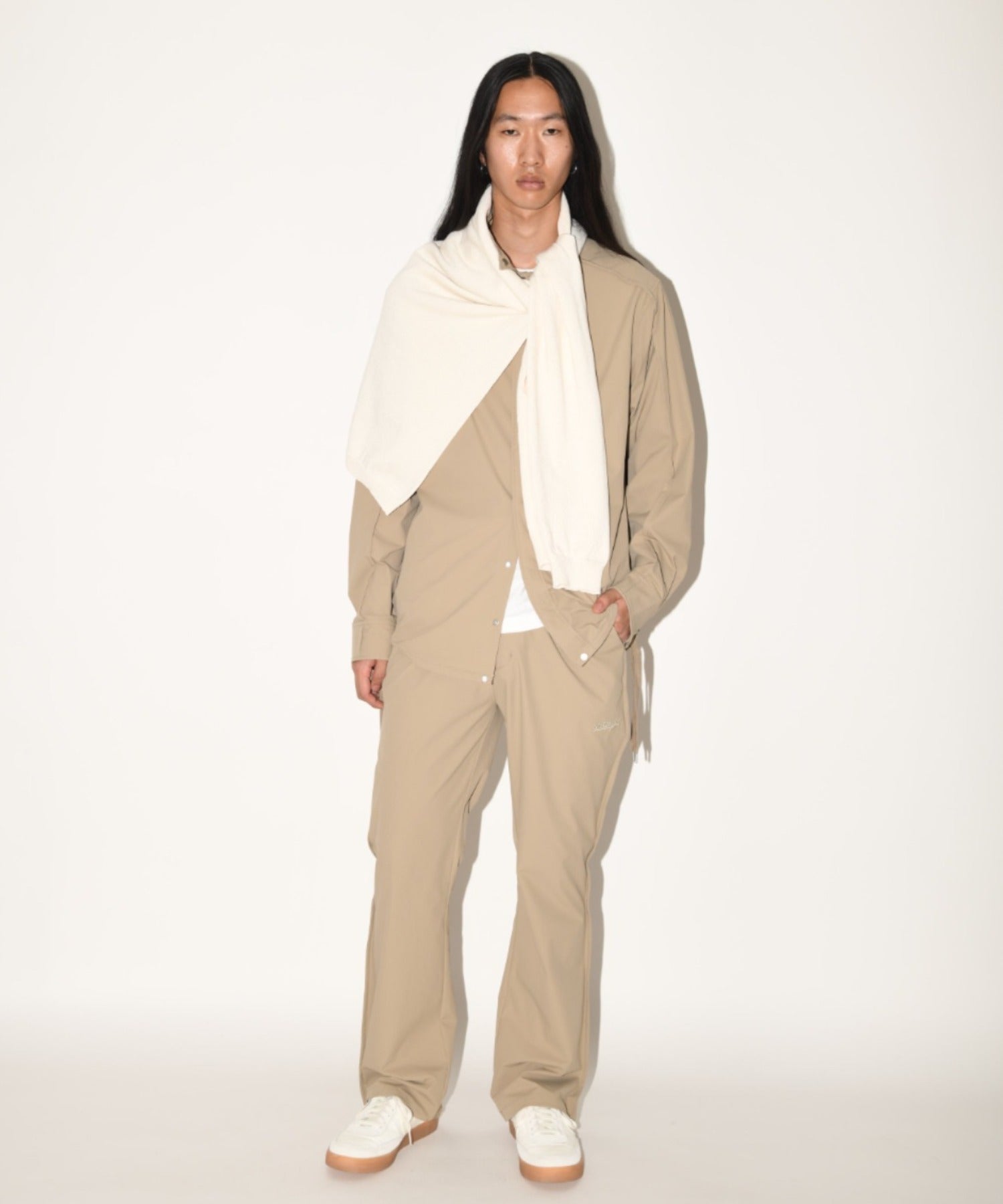 Outsider flare trousers - desert