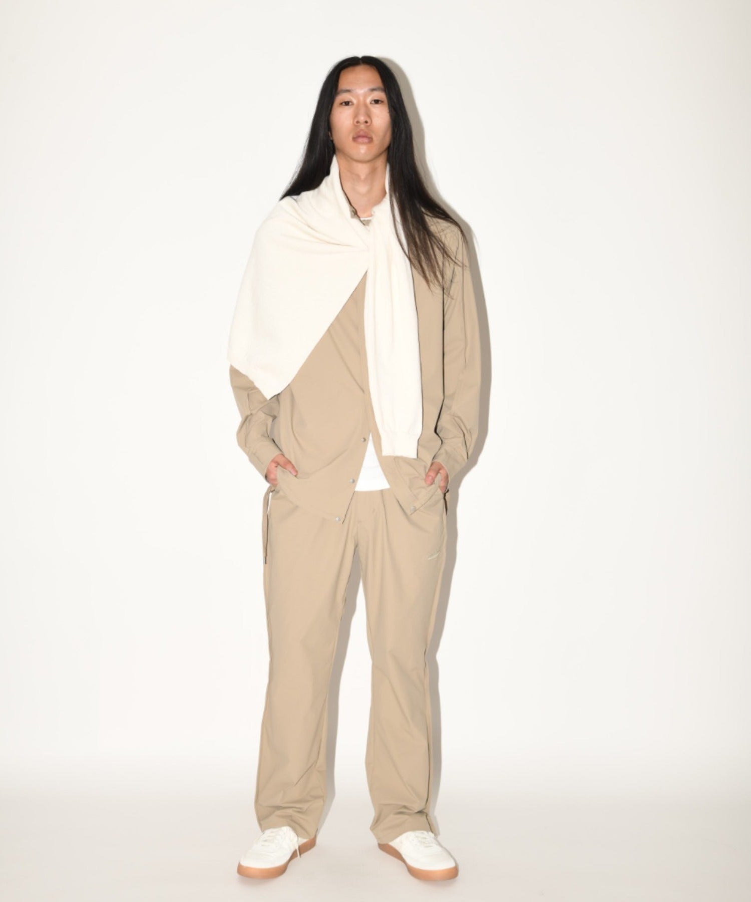 Outsider shirt blouson - black