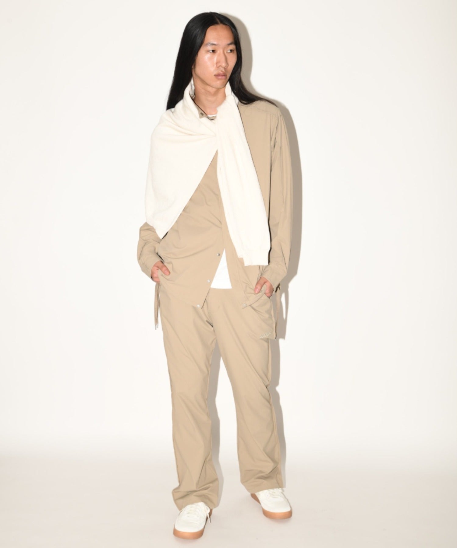 Outsider flare trousers - desert