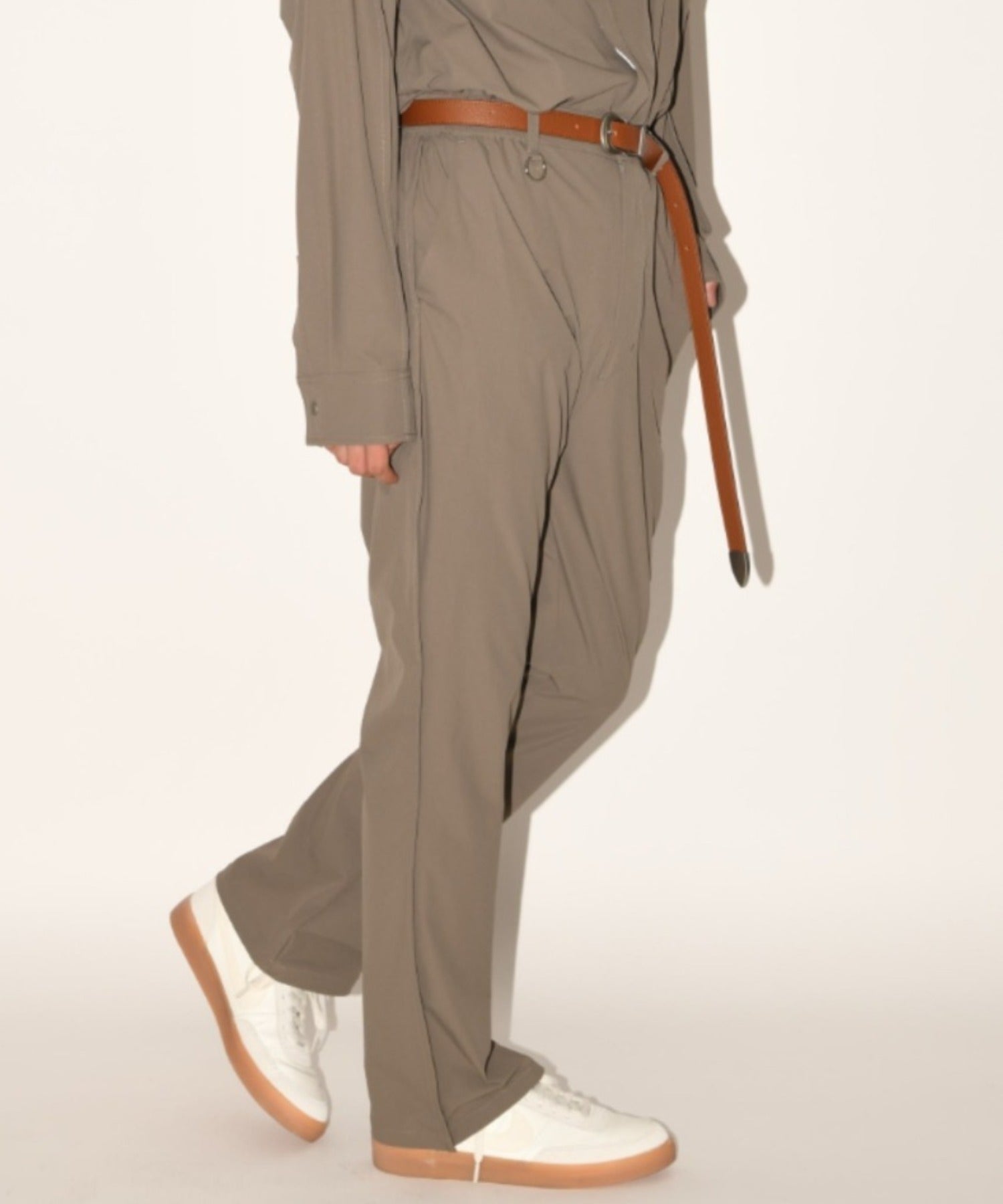 Outsider flare trousers - desert