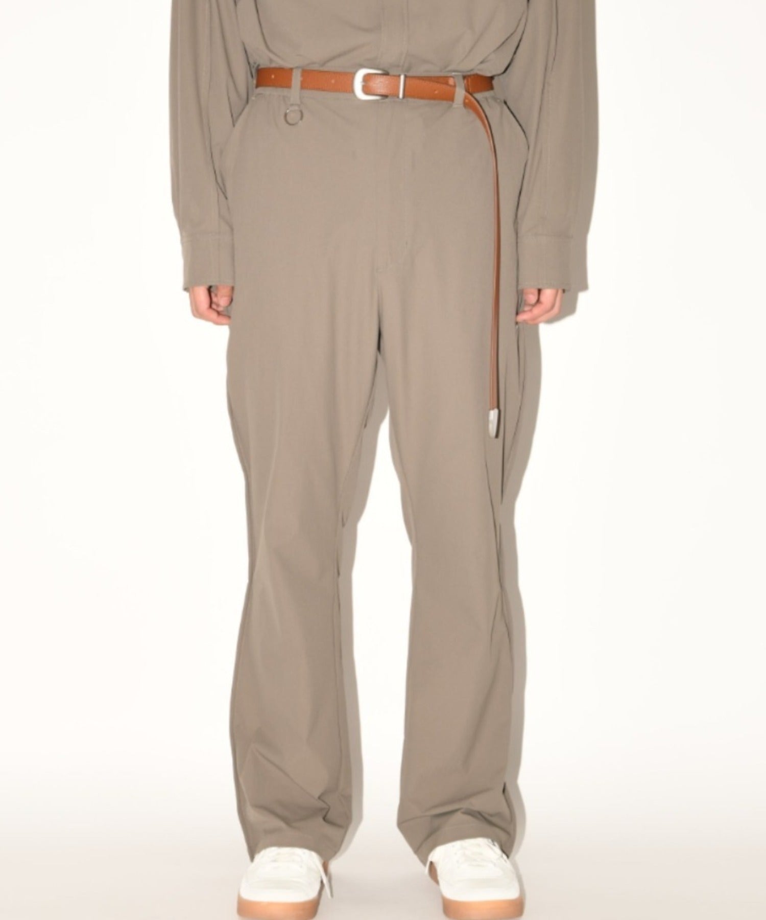 Outsider flare trousers - desert