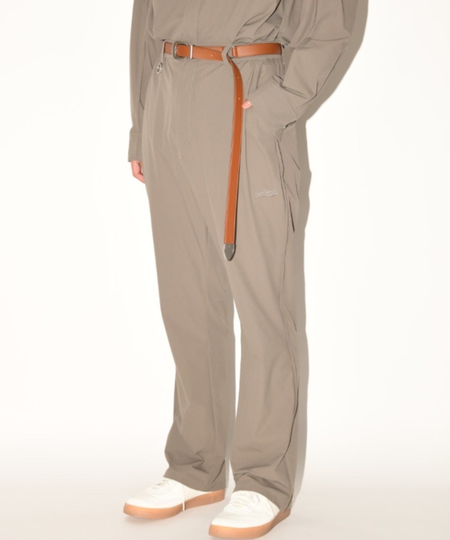 Outsider flare trousers - desert
