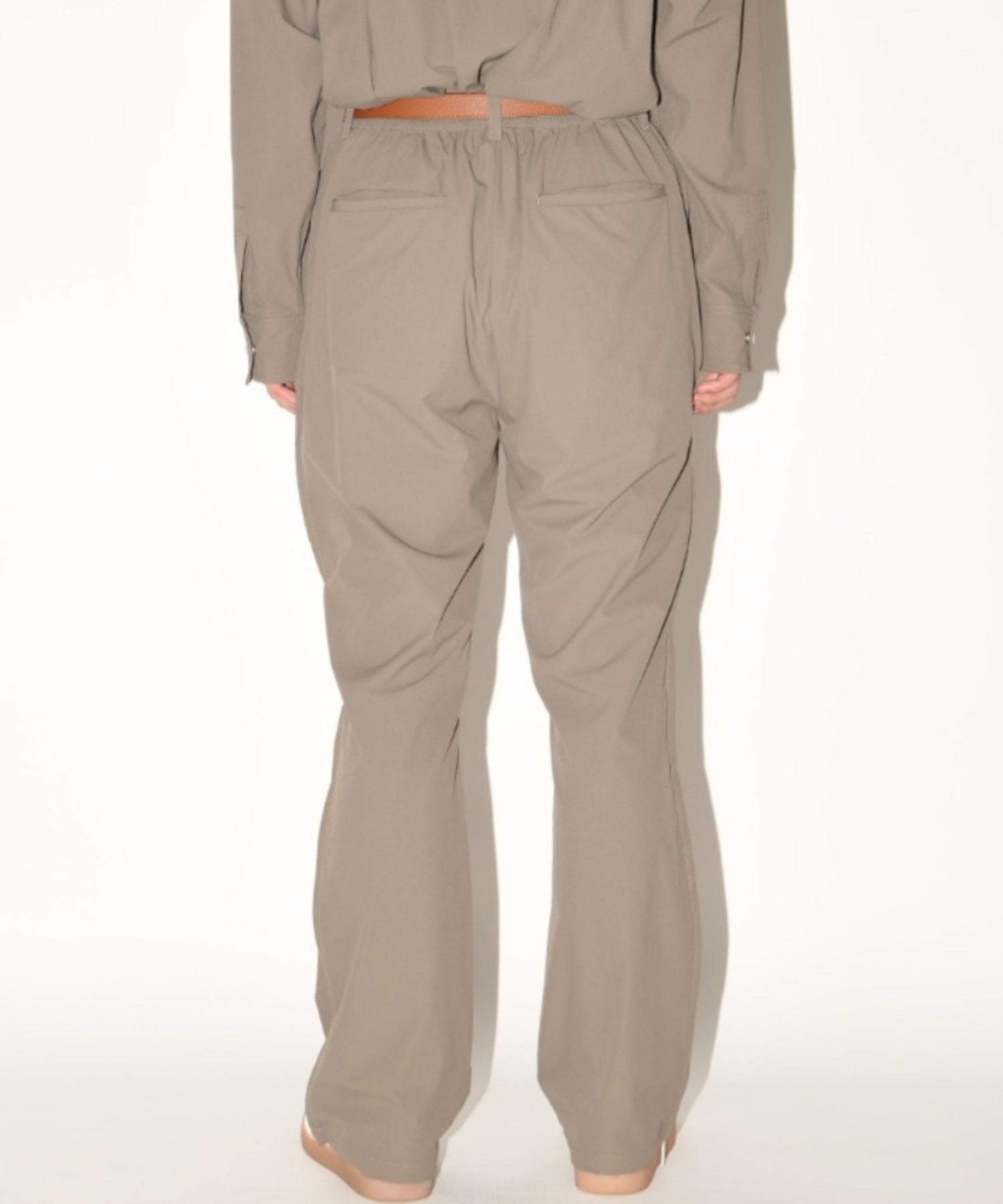 Outsider flare trousers - desert