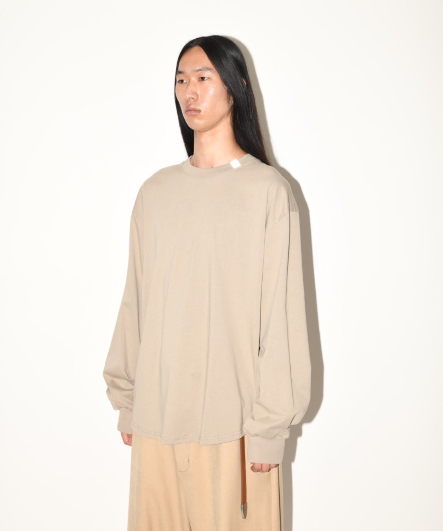 Refined L/S T-shirt - white