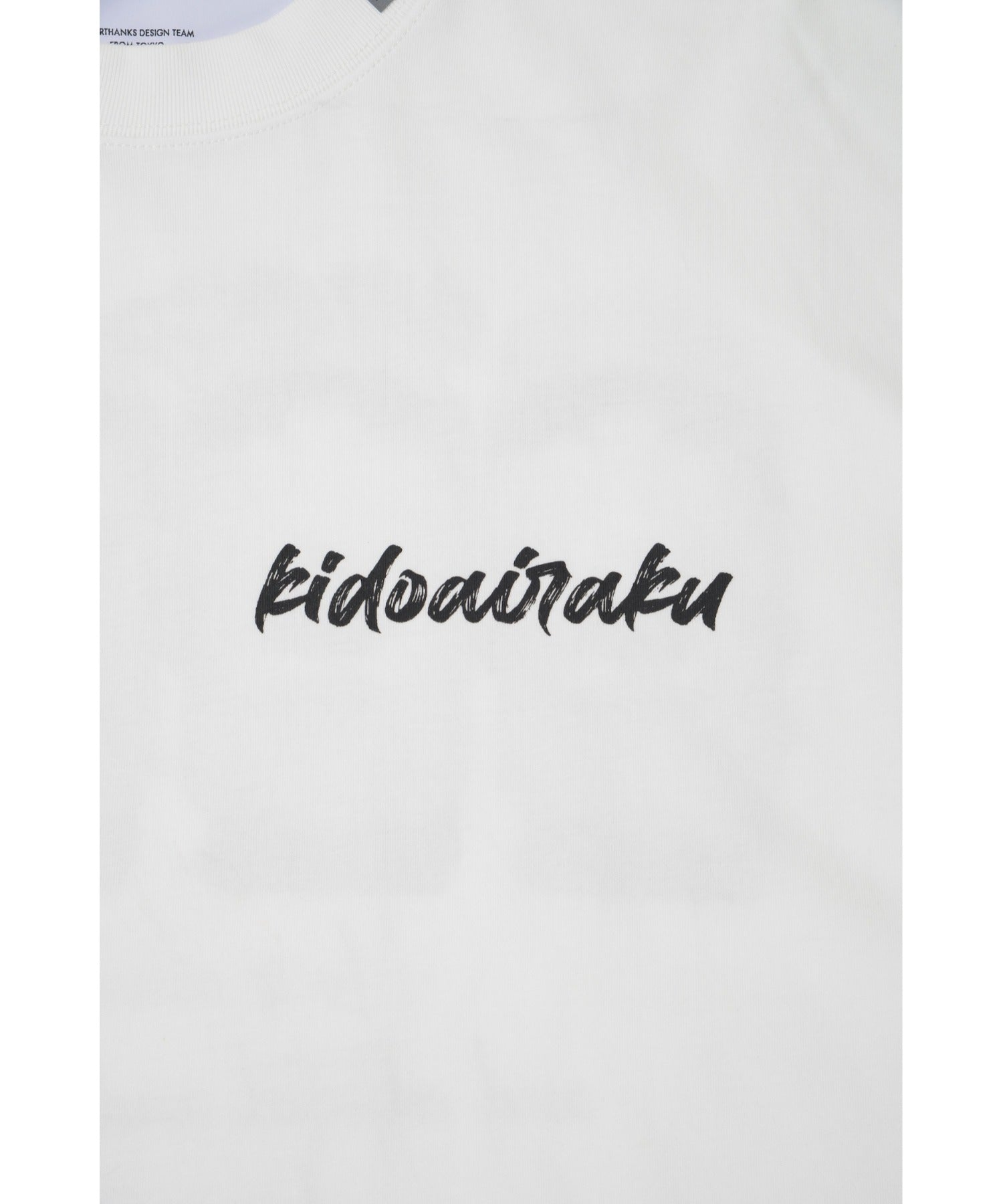 "kidoairaku"L/S T-shirt - white