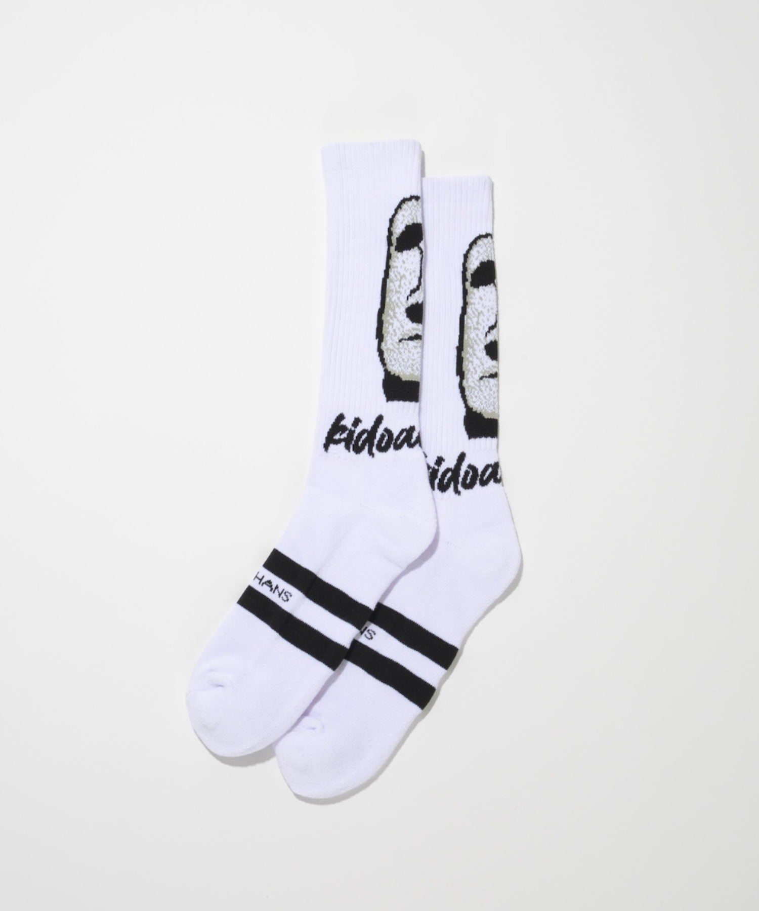 "kidoairaku"High-socks - white