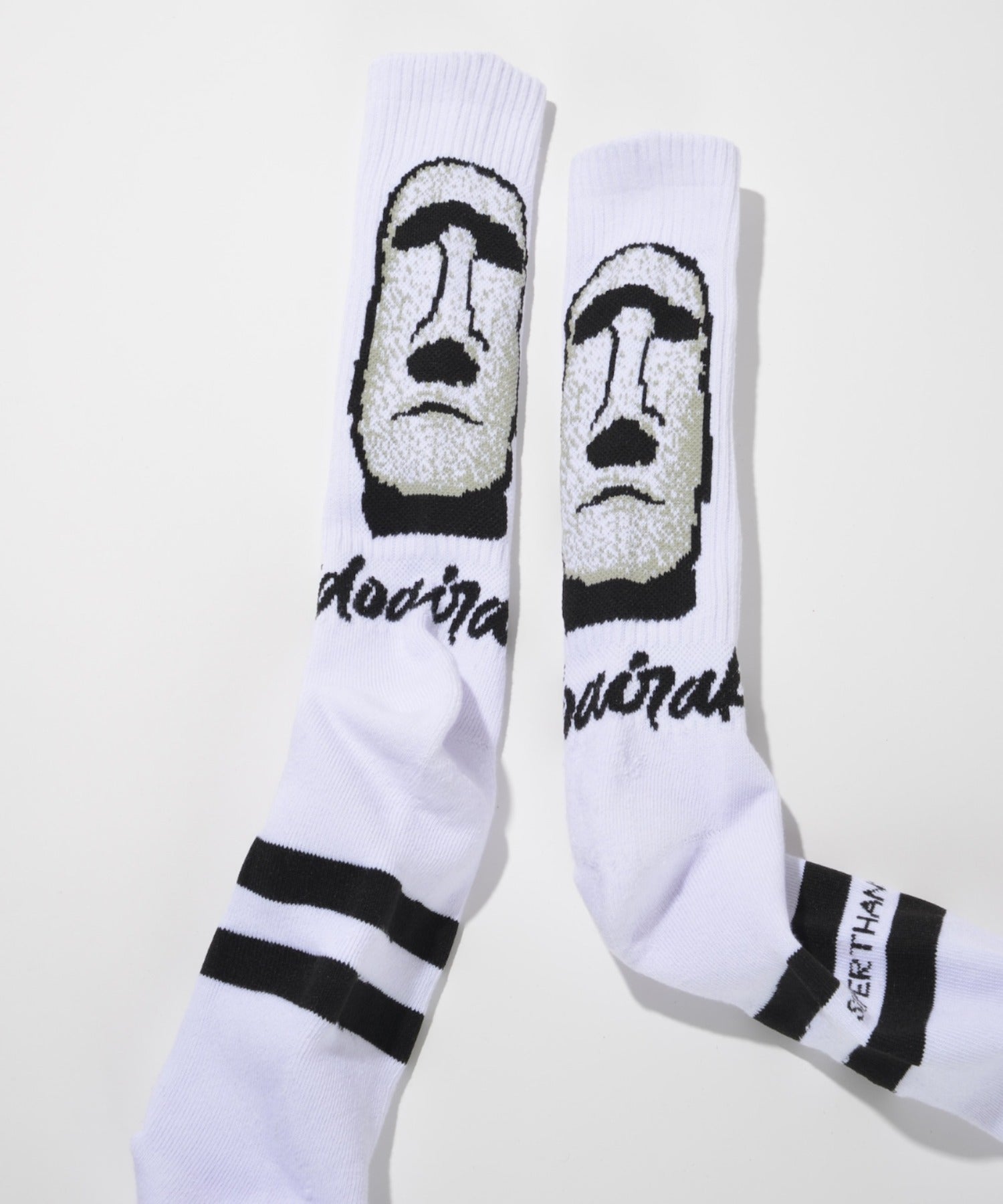 "kidoairaku"High-socks - white