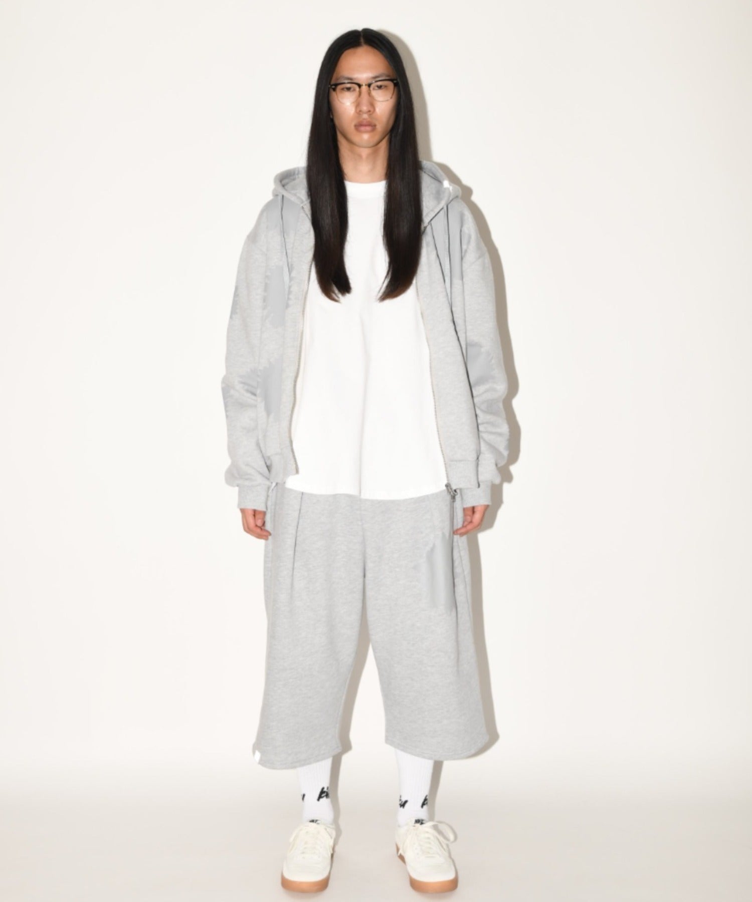 "kidoairaku"High-socks - white