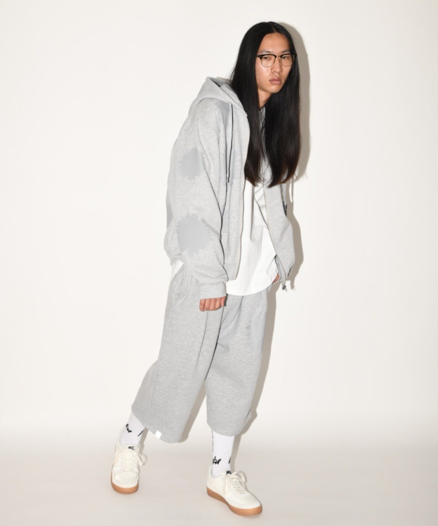 "kidoairaku"High-socks - white