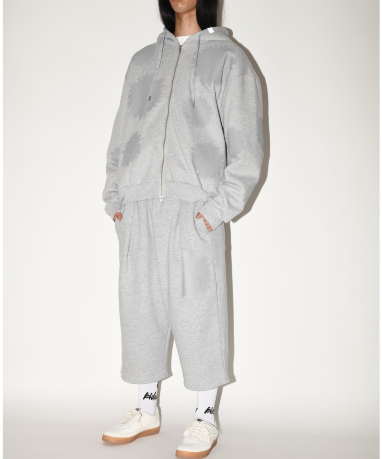 "kidoairaku"High-socks - white