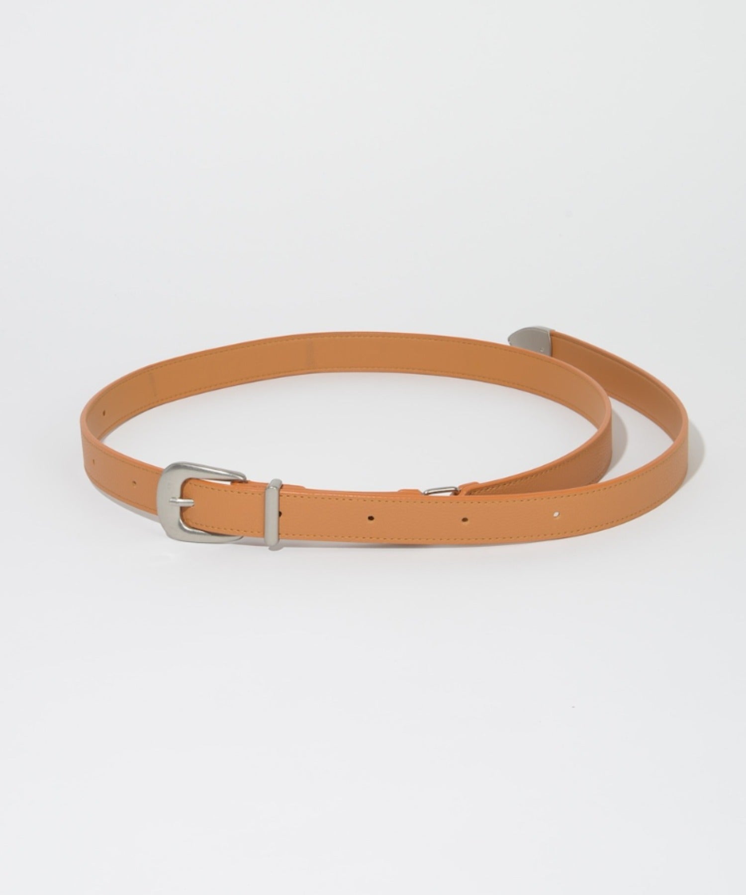 Long narrow belt - white