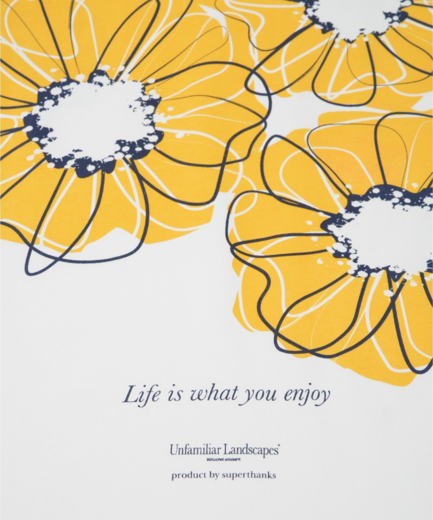 ”Bic flower" S/S T-shirt - white