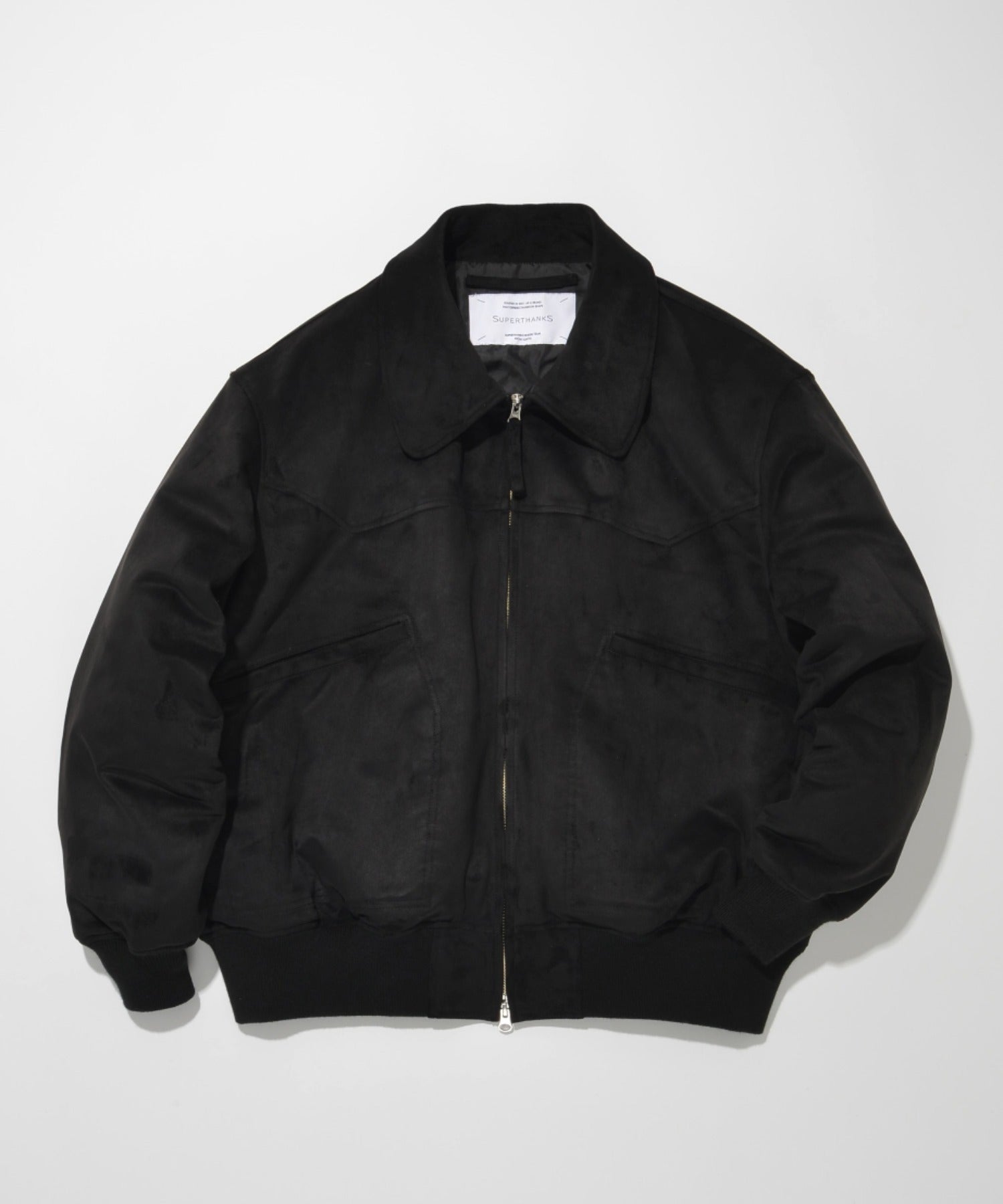 Faux Suede Padded Blouson (CWU-Type) - l.khaki