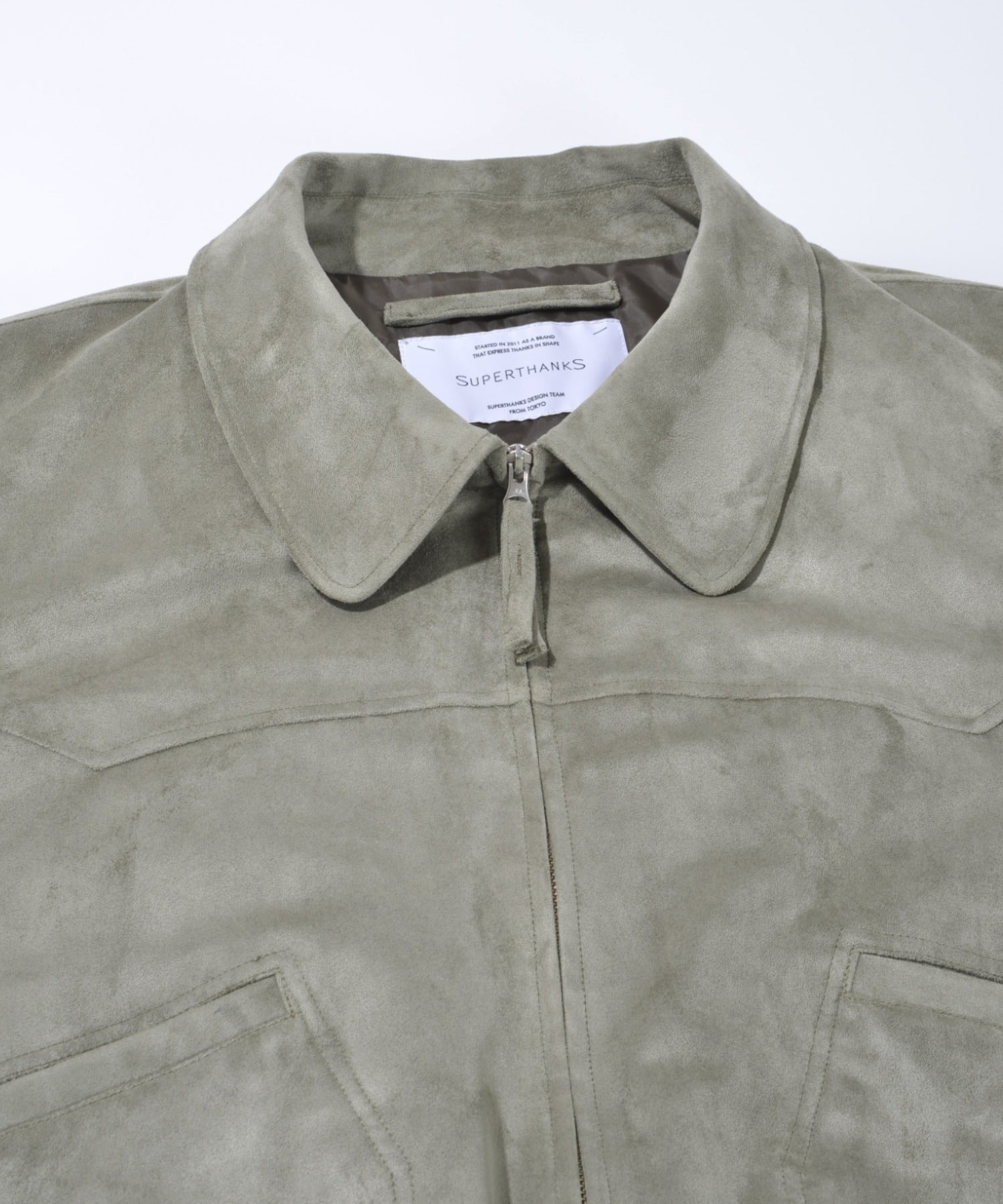 Faux Suede Padded Blouson (CWU-Type) - black