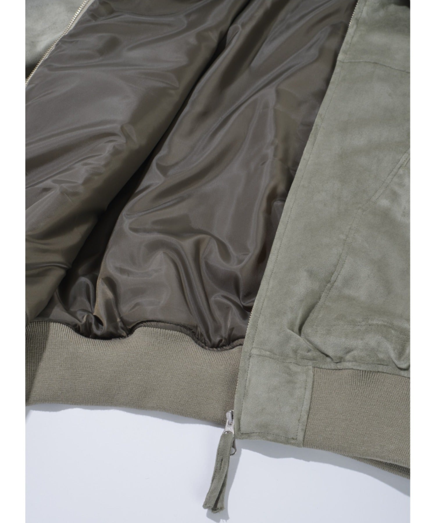 Faux Suede Padded Blouson (CWU-Type) - l.khaki