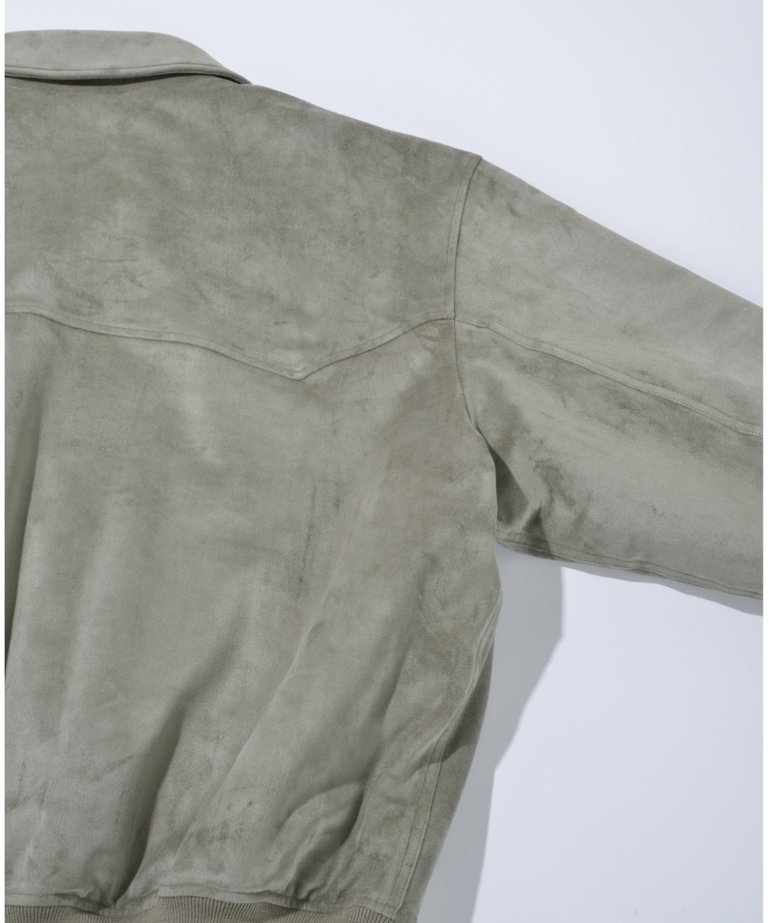 Faux Suede Padded Blouson (CWU-Type) - black