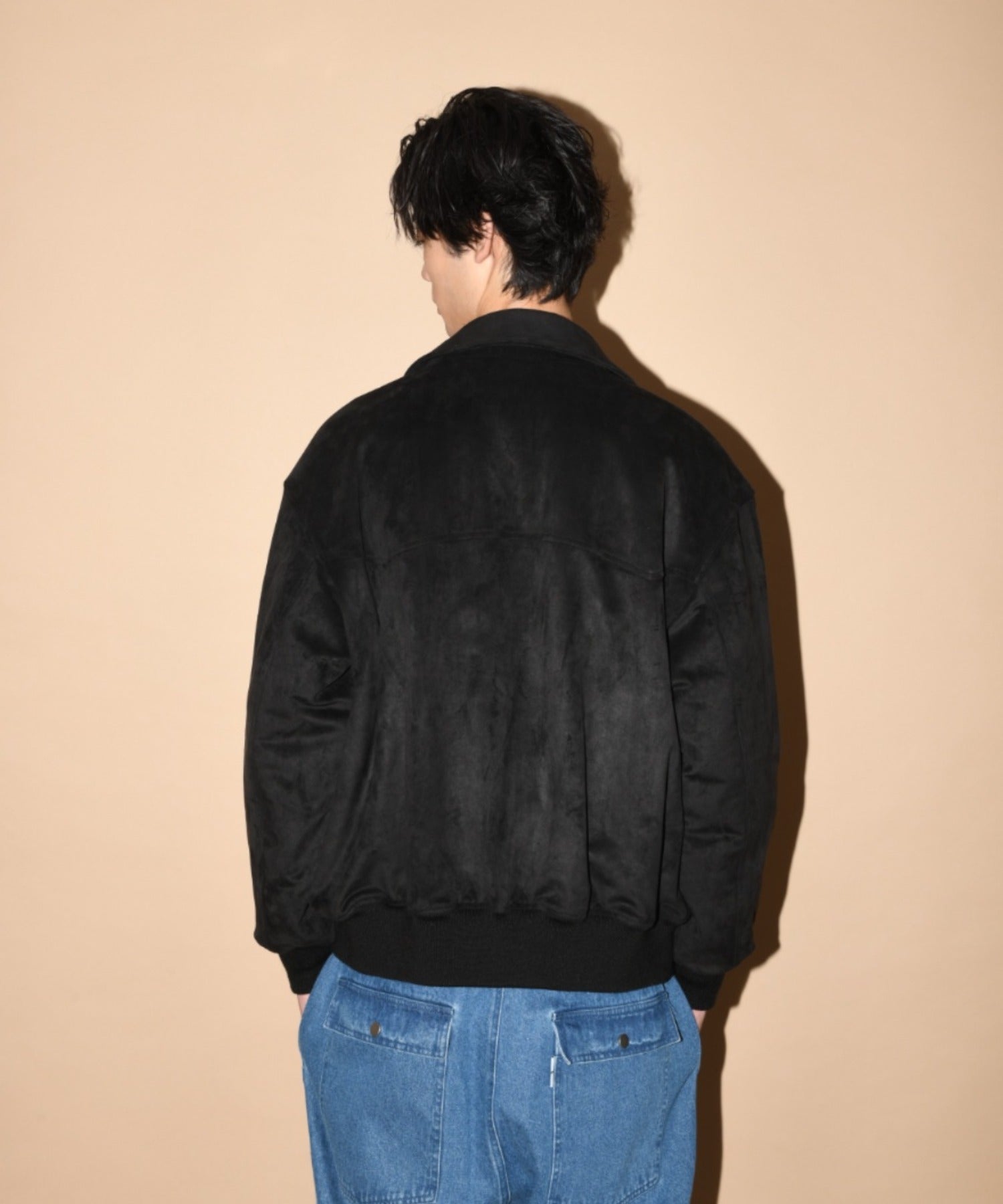 Faux Suede Padded Blouson (CWU-Type) - l.khaki