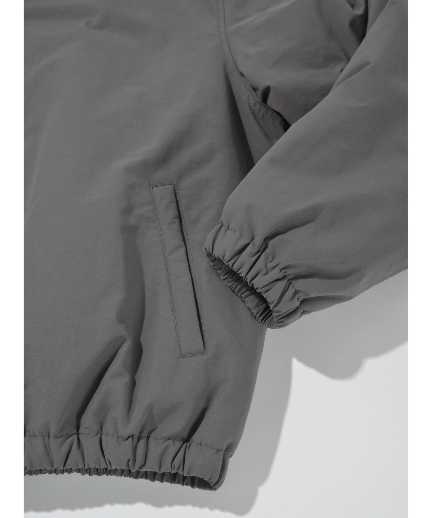 Zip-up Padded Short Jacket - black