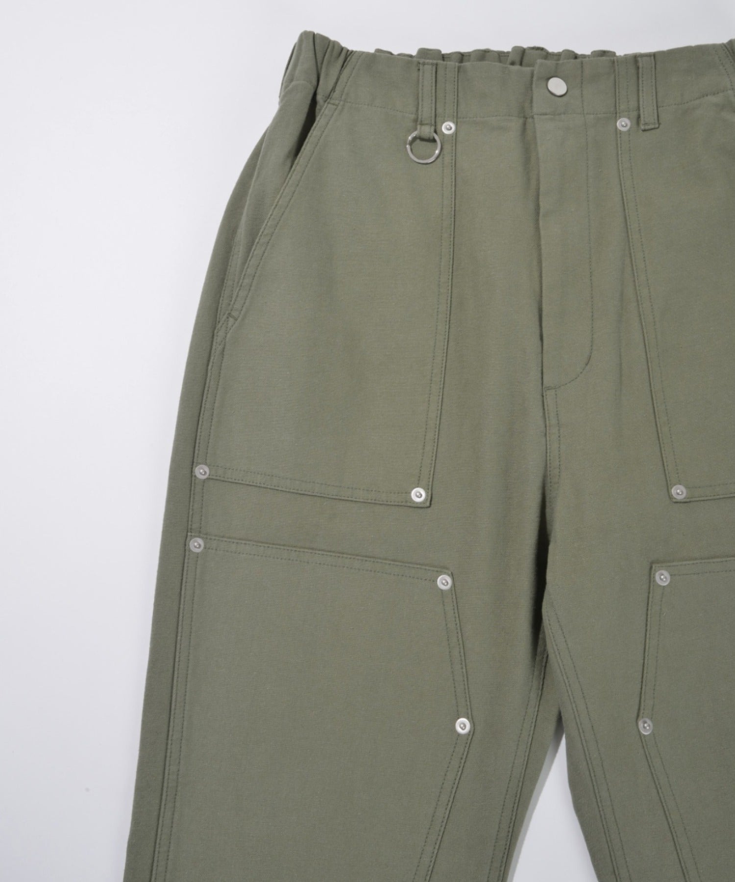 Double Knee Baker Pants- blue denim