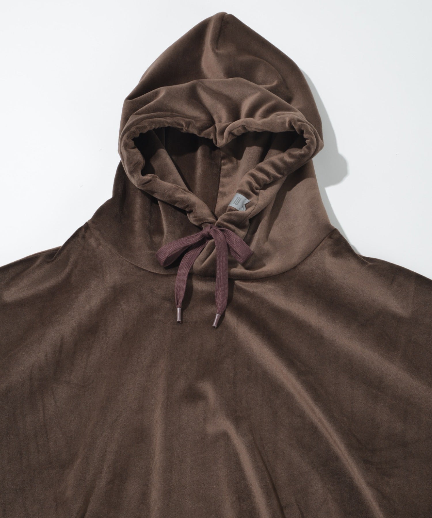 Velour Short Hoodie - black