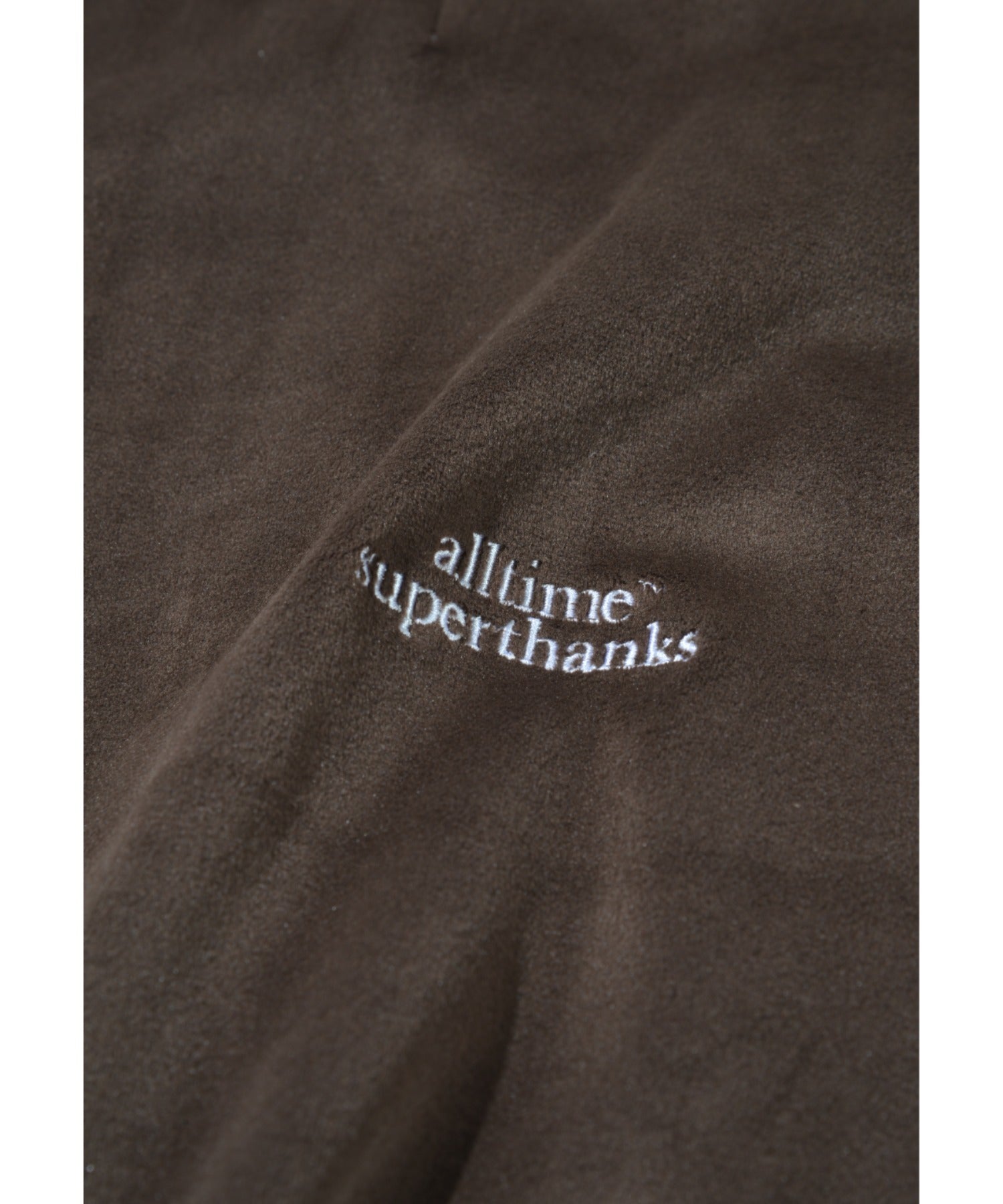 Velour Short Hoodie - black