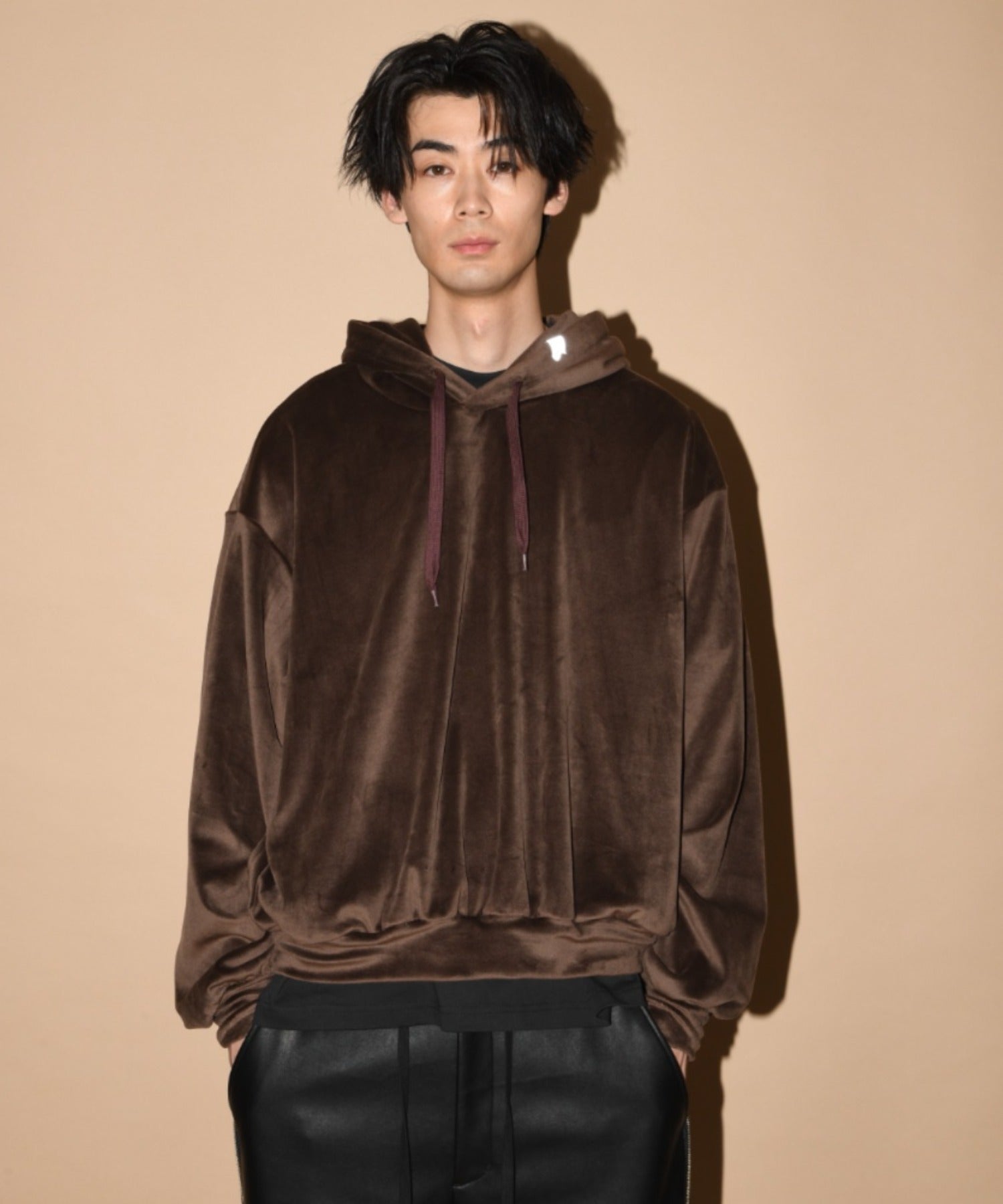 Graph check Knit Cardigan - gray