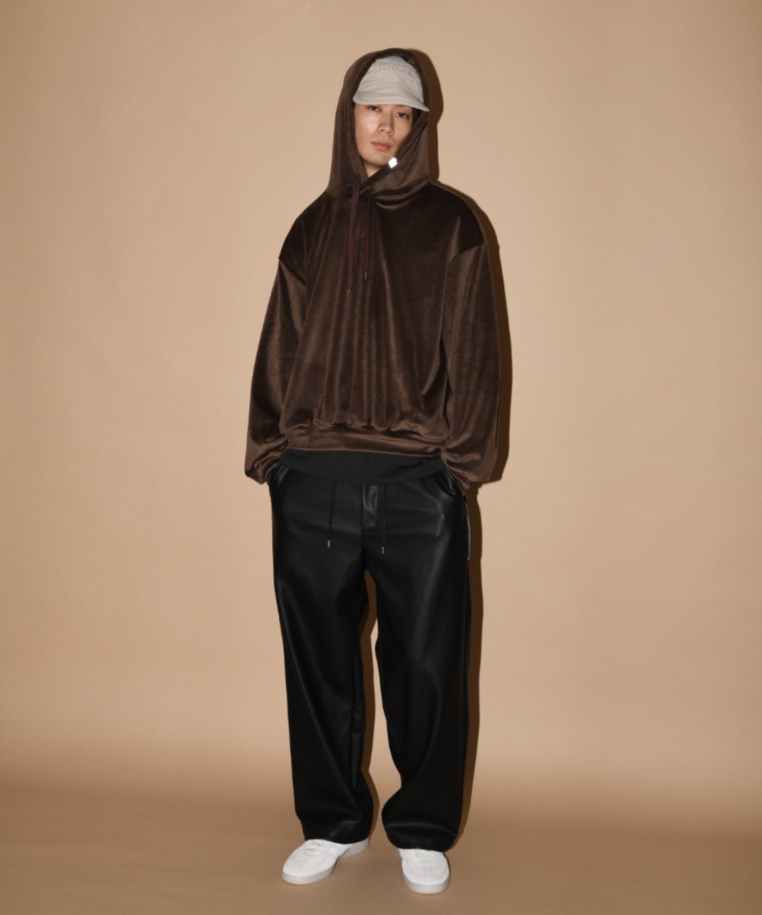 Graph check Knit Cardigan - gray