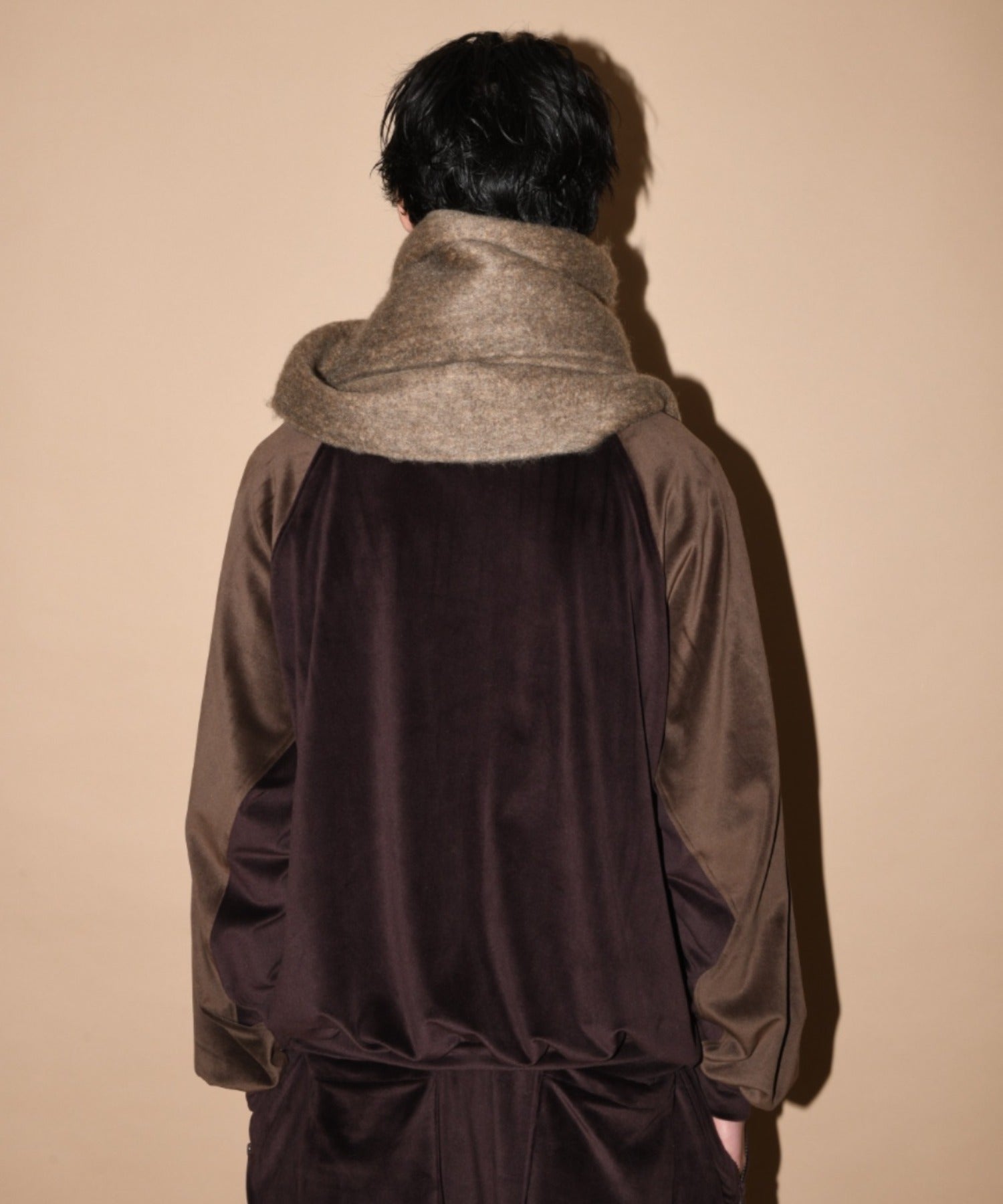 Big muffler (Two tone) - beige/brown