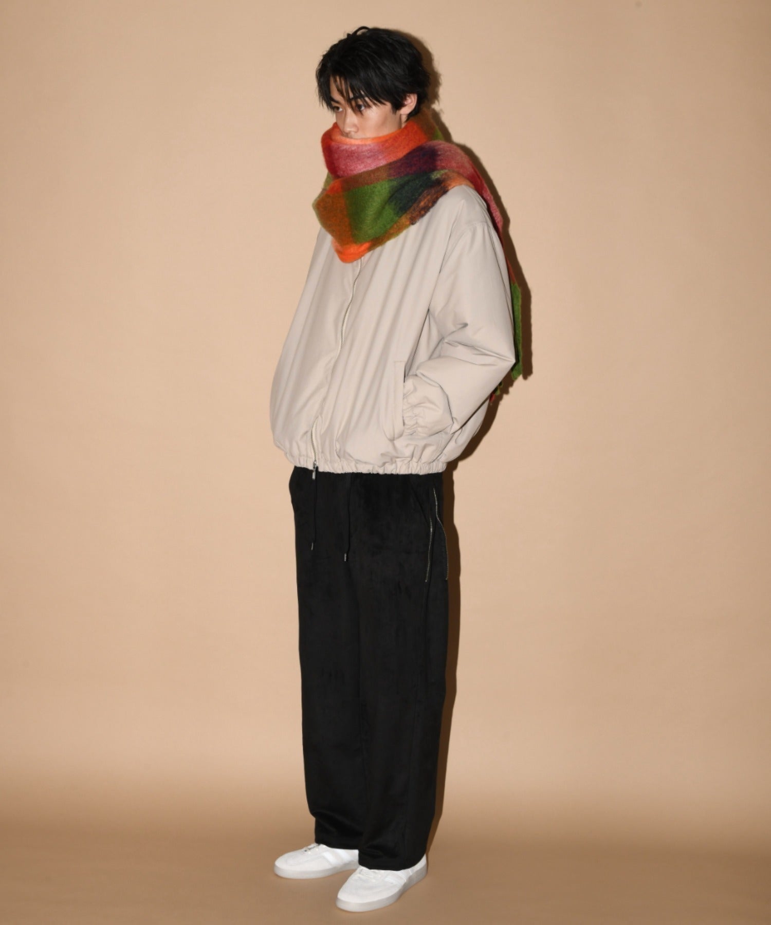 Big muffler (Multi check)- sax/green