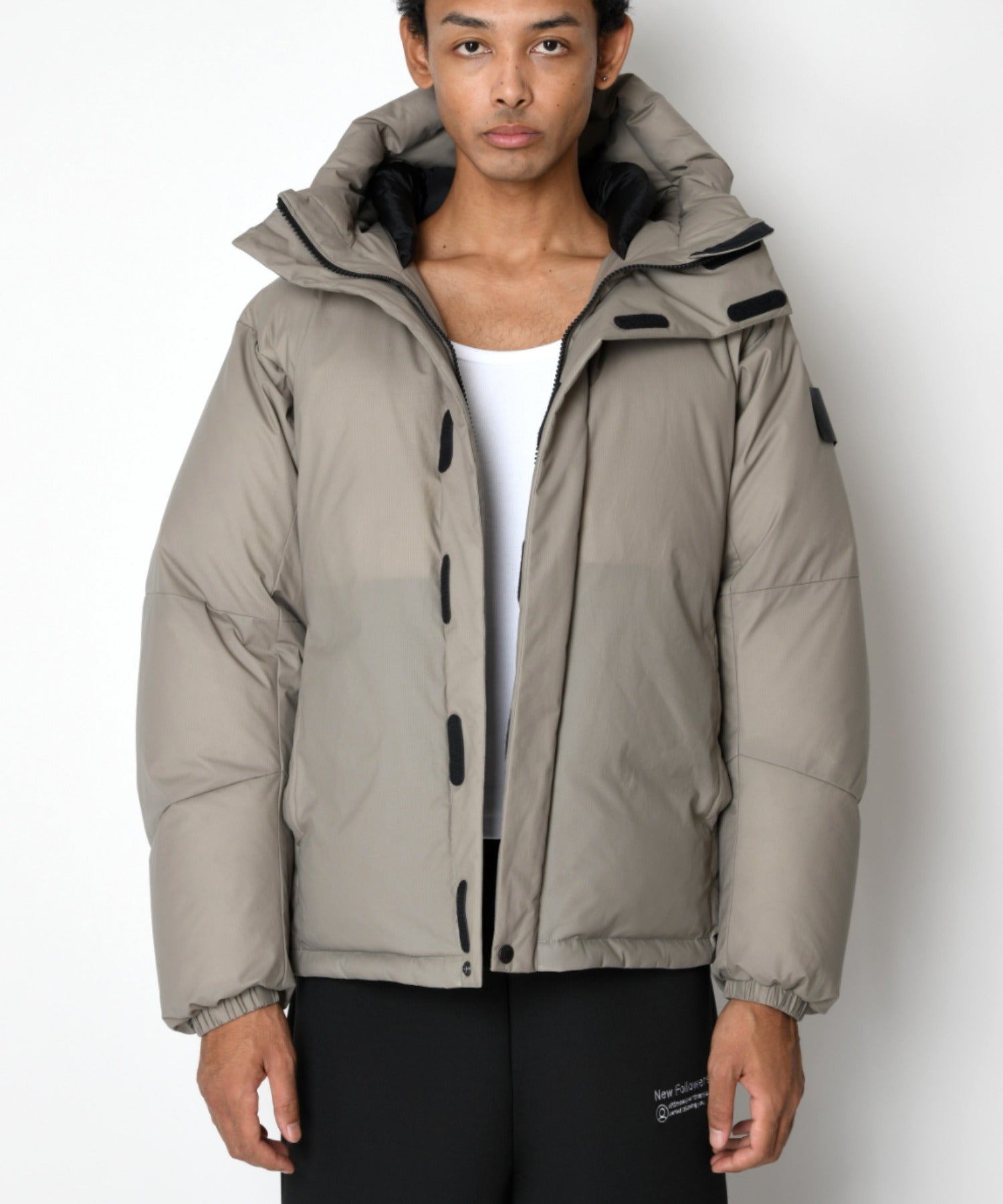 AOAP Collaboration Down Jacket - khaki