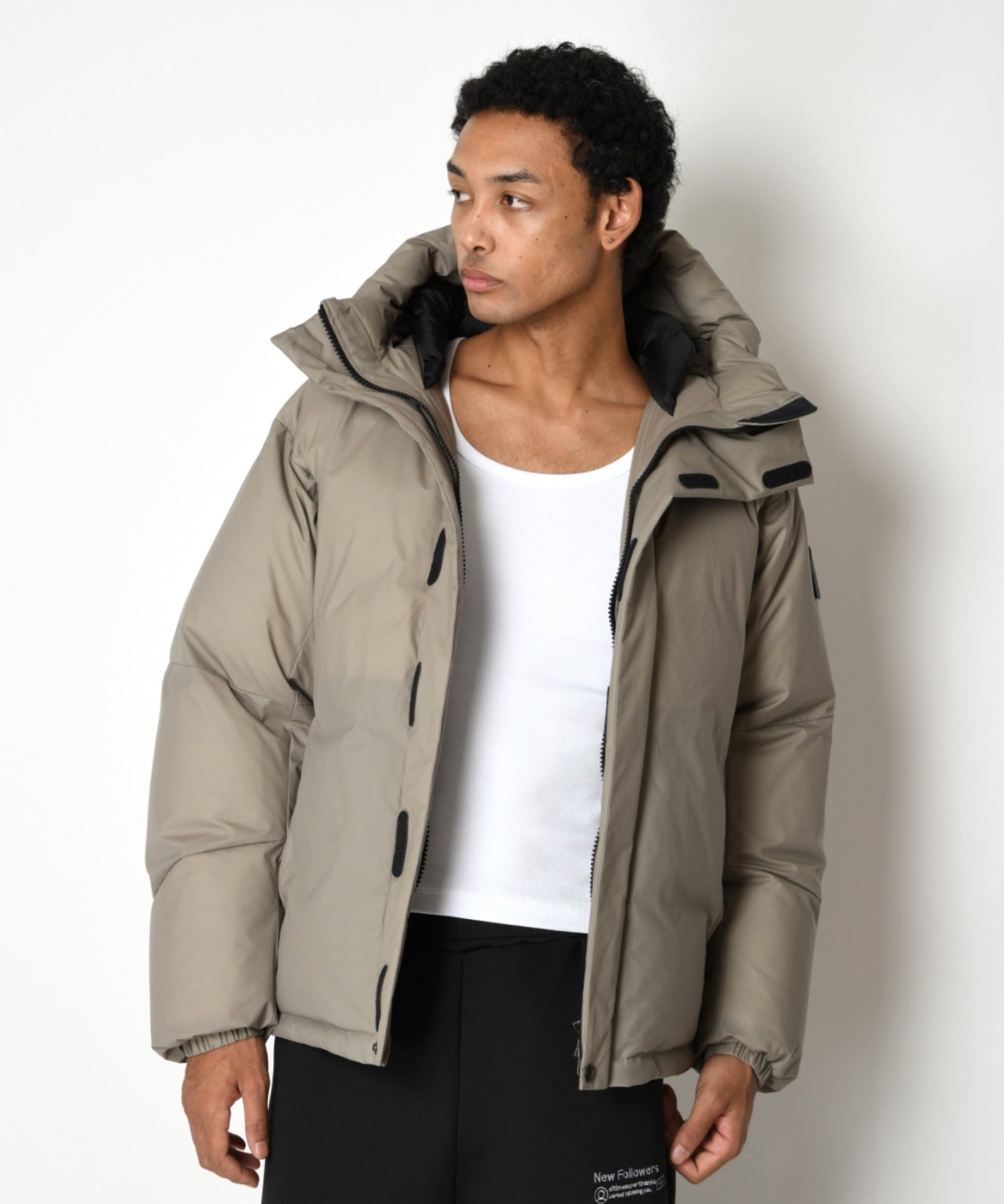 AOAP Collaboration Down Jacket - khaki