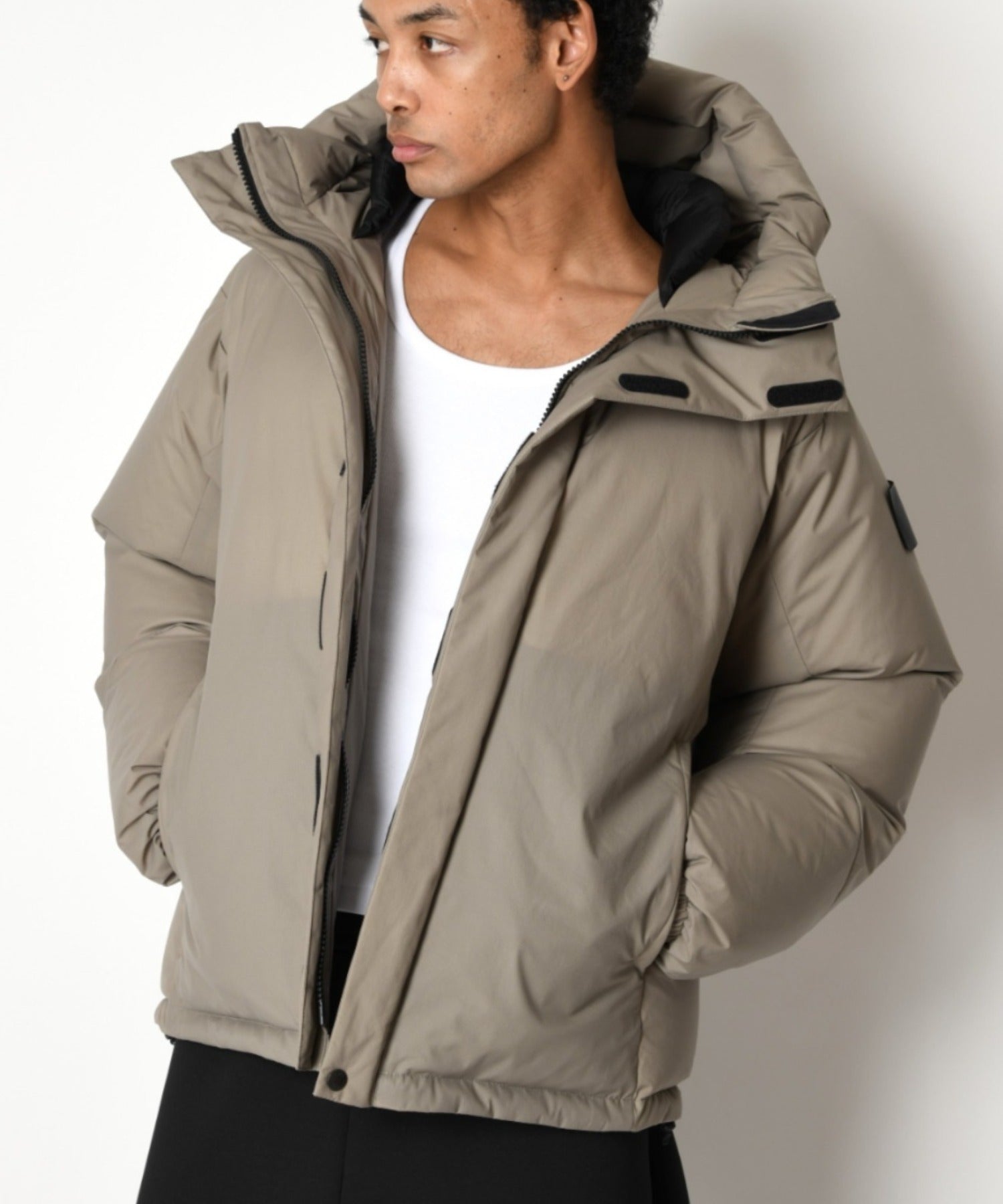 AOAP Collaboration Down Jacket - khaki