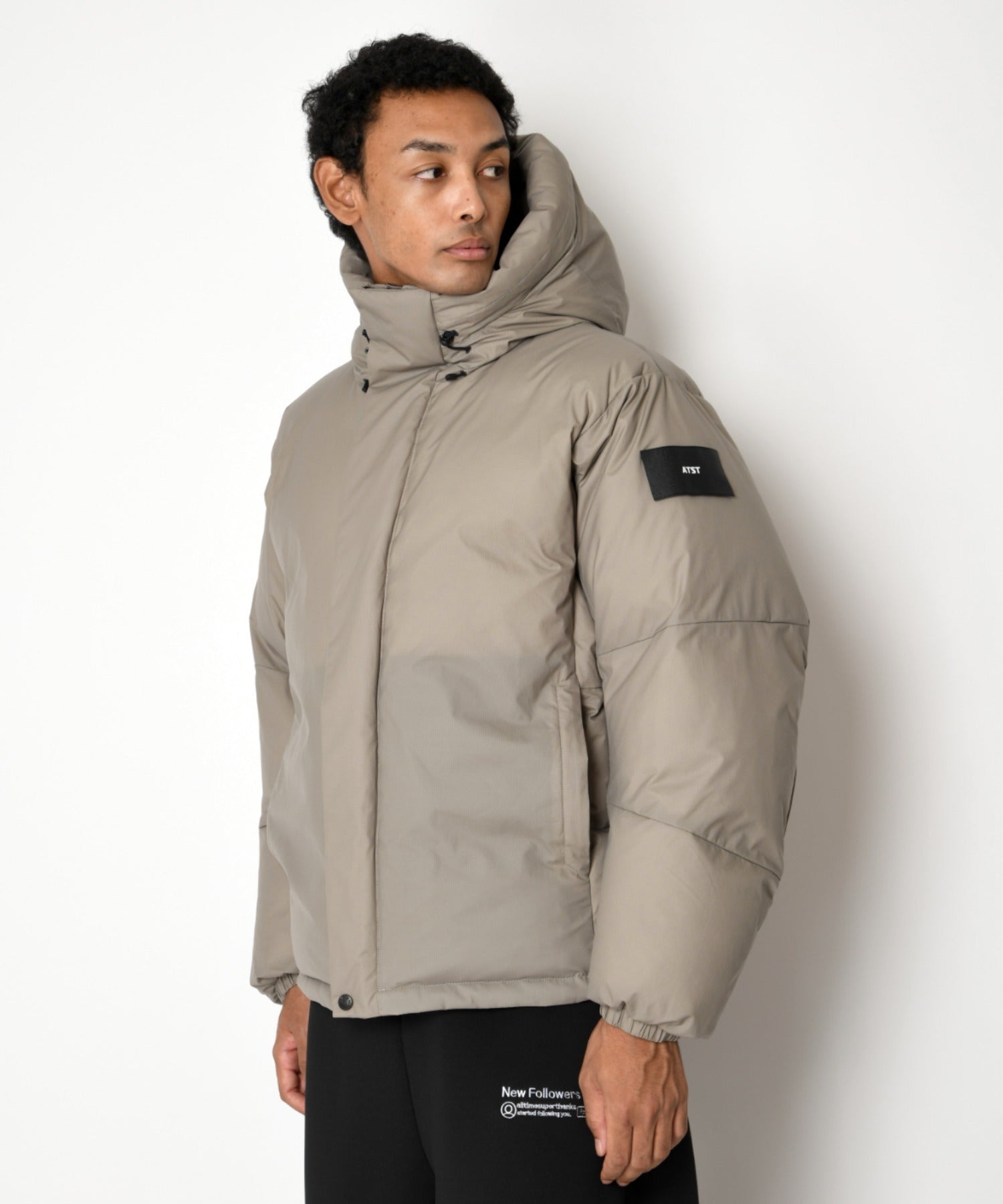 AOAP Collaboration Down Jacket - khaki