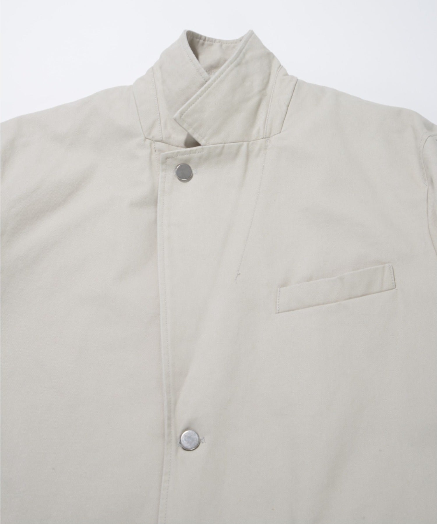 Pigment dyed Twill Jacket - black