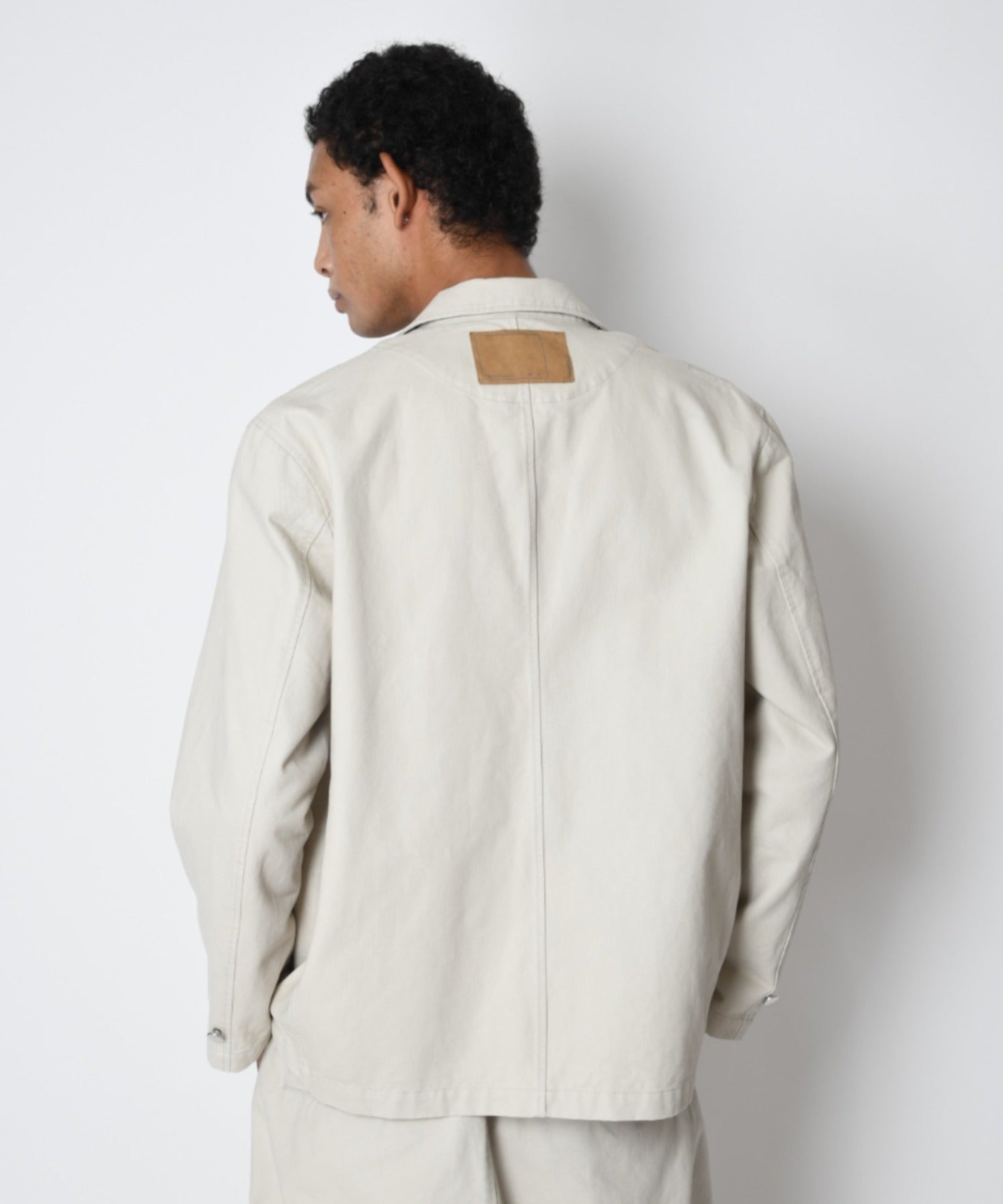 Pigment dyed Twill Jacket - black