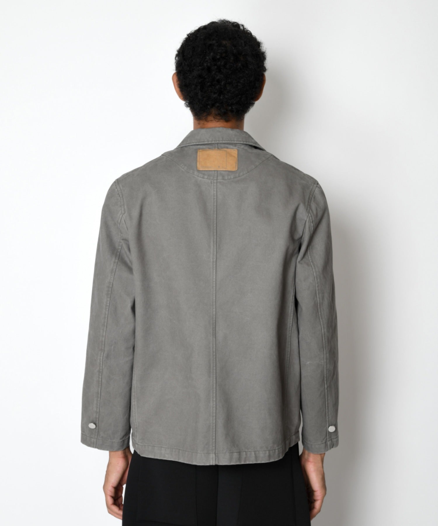Pigment dyed Twill Jacket - black