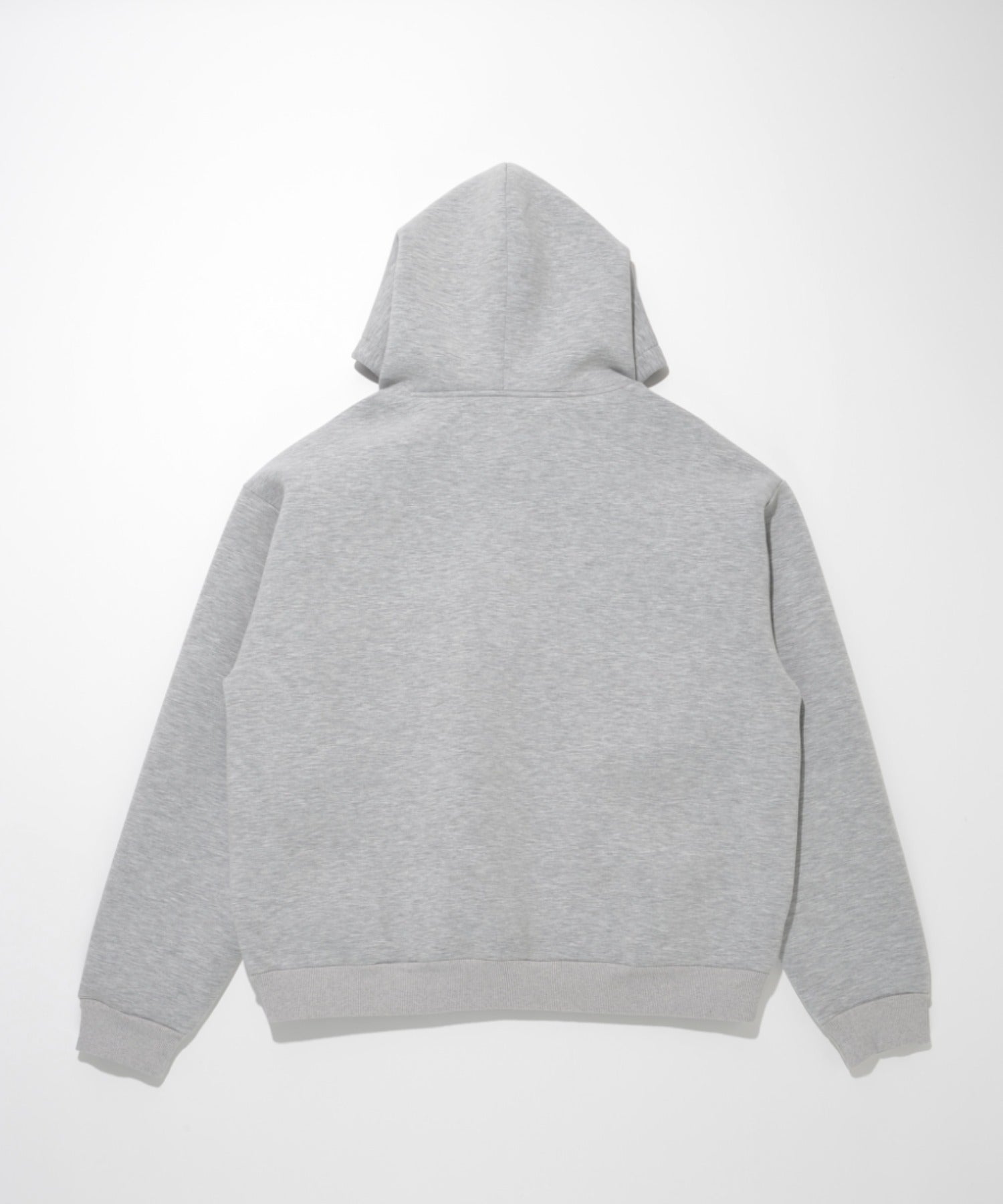 Double-knit Zip-Hoodie (無地) - ash gray