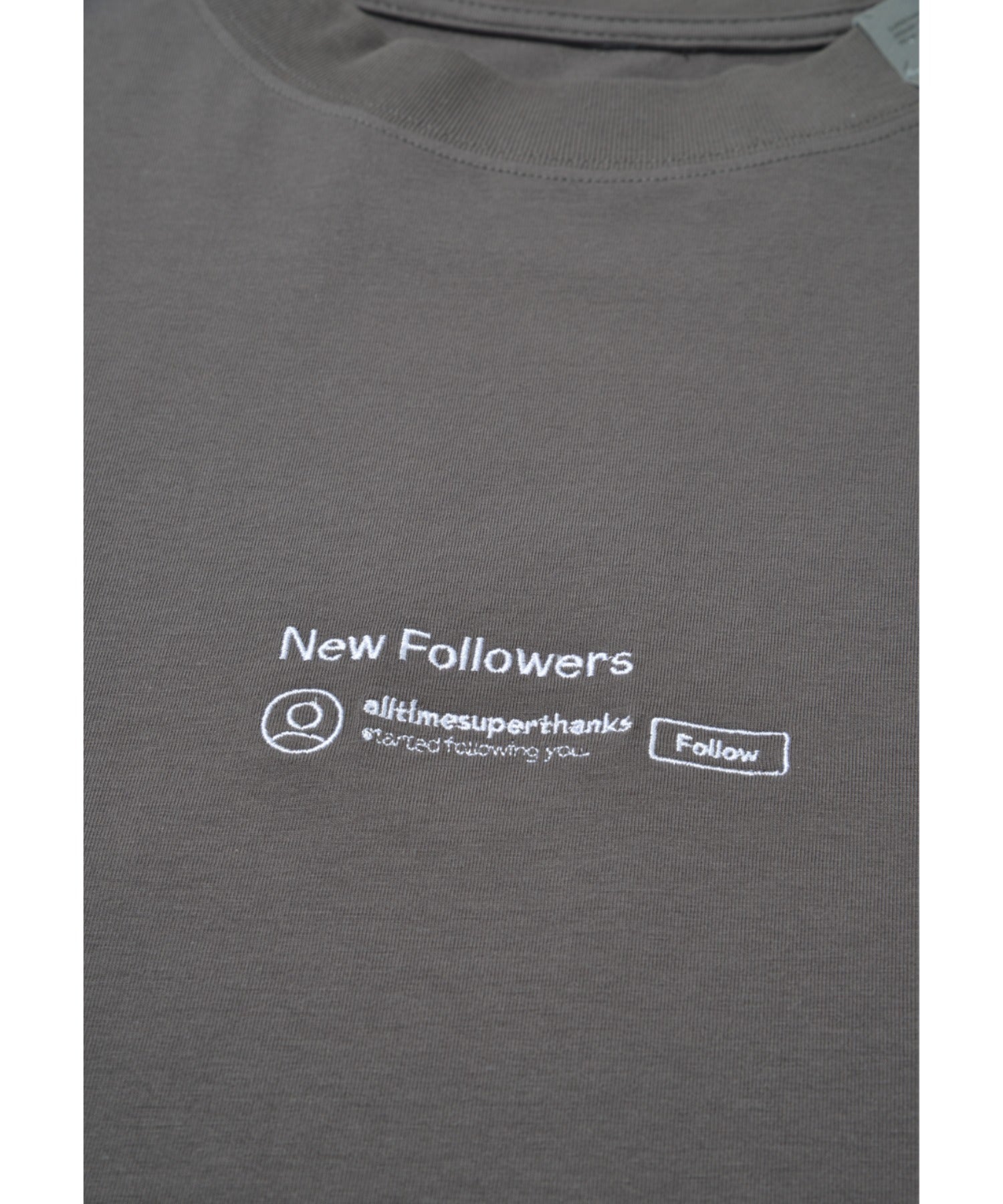 SBY Embroidery Refined L/S T-shirt - black