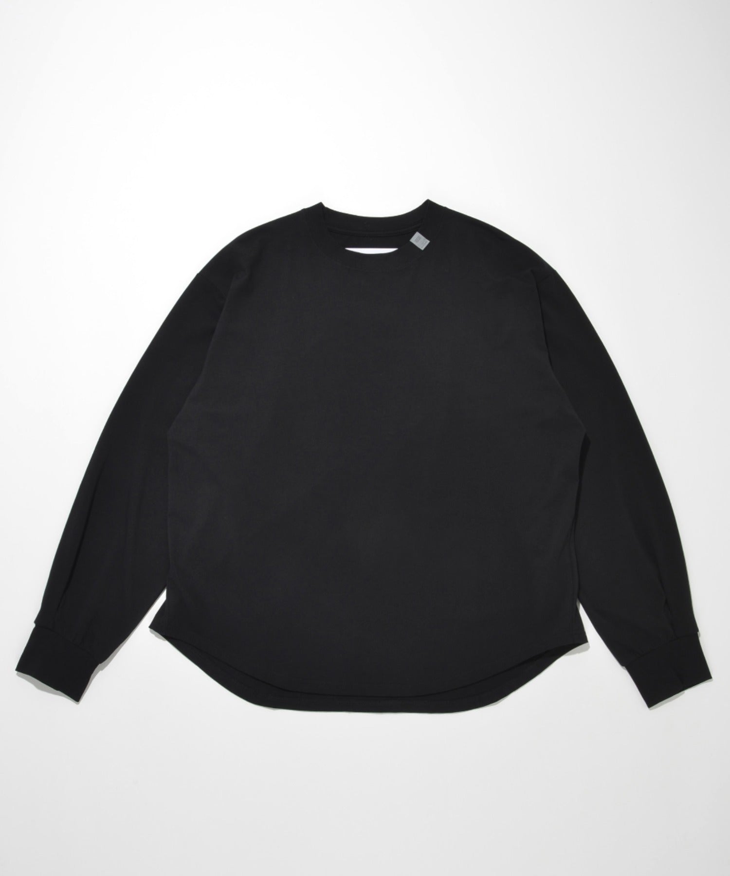 SBY Refined L/S T-shirt (無地) - black