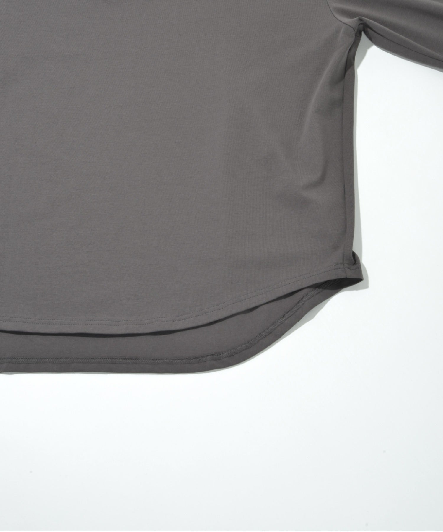 SBY Refined L/S T-shirt (無地) - black