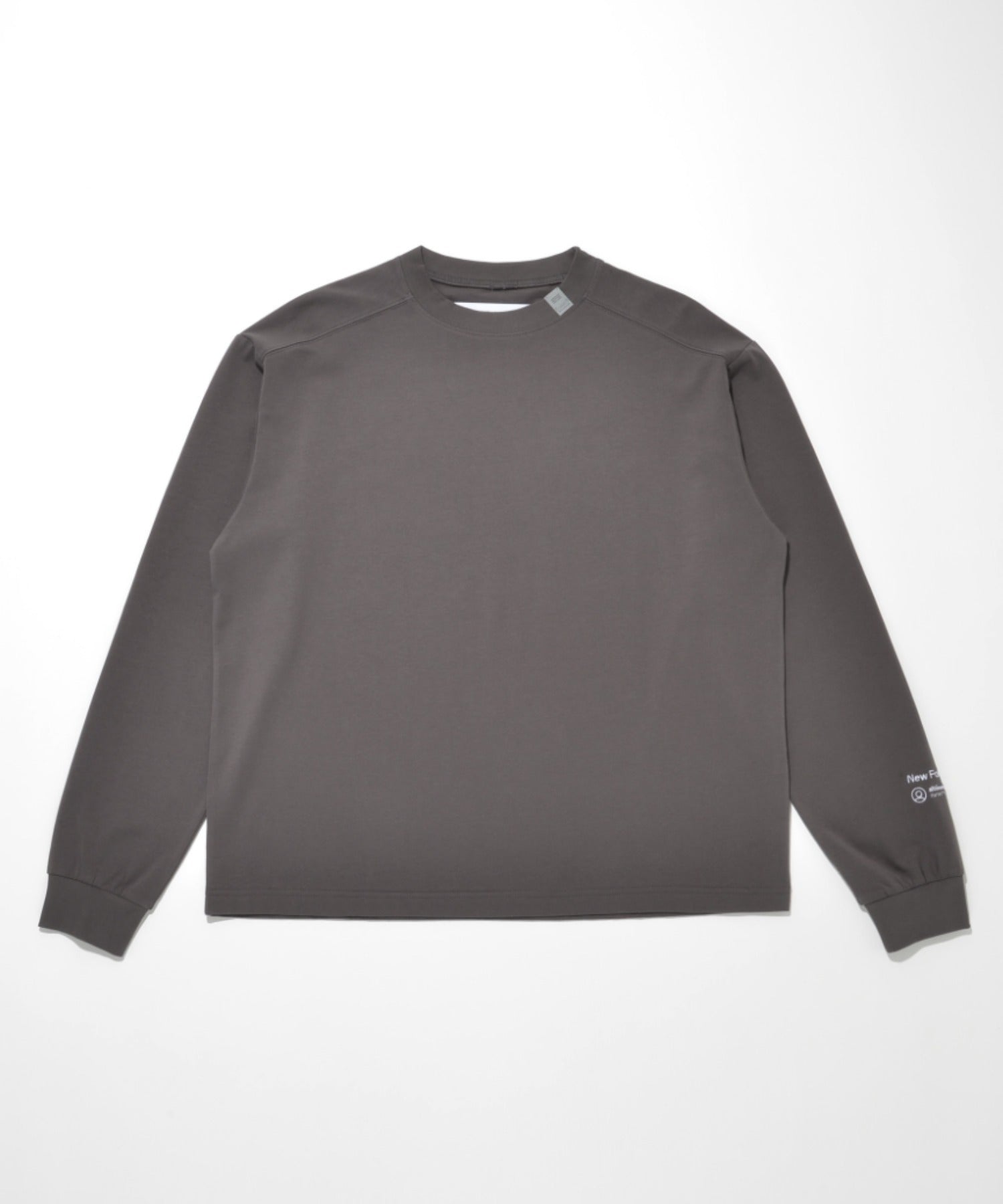 SBY Embroidery L/S T-shirt - c.gray