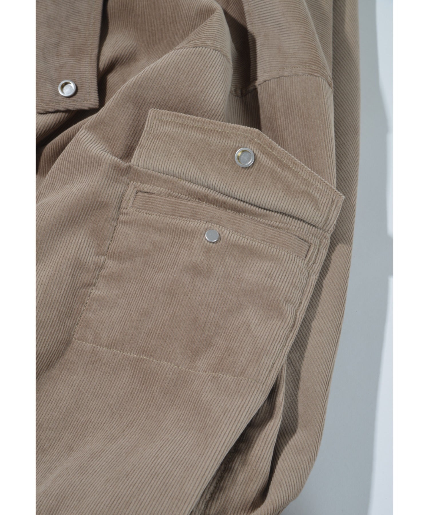 Corduroy Harrington Jacket- brown