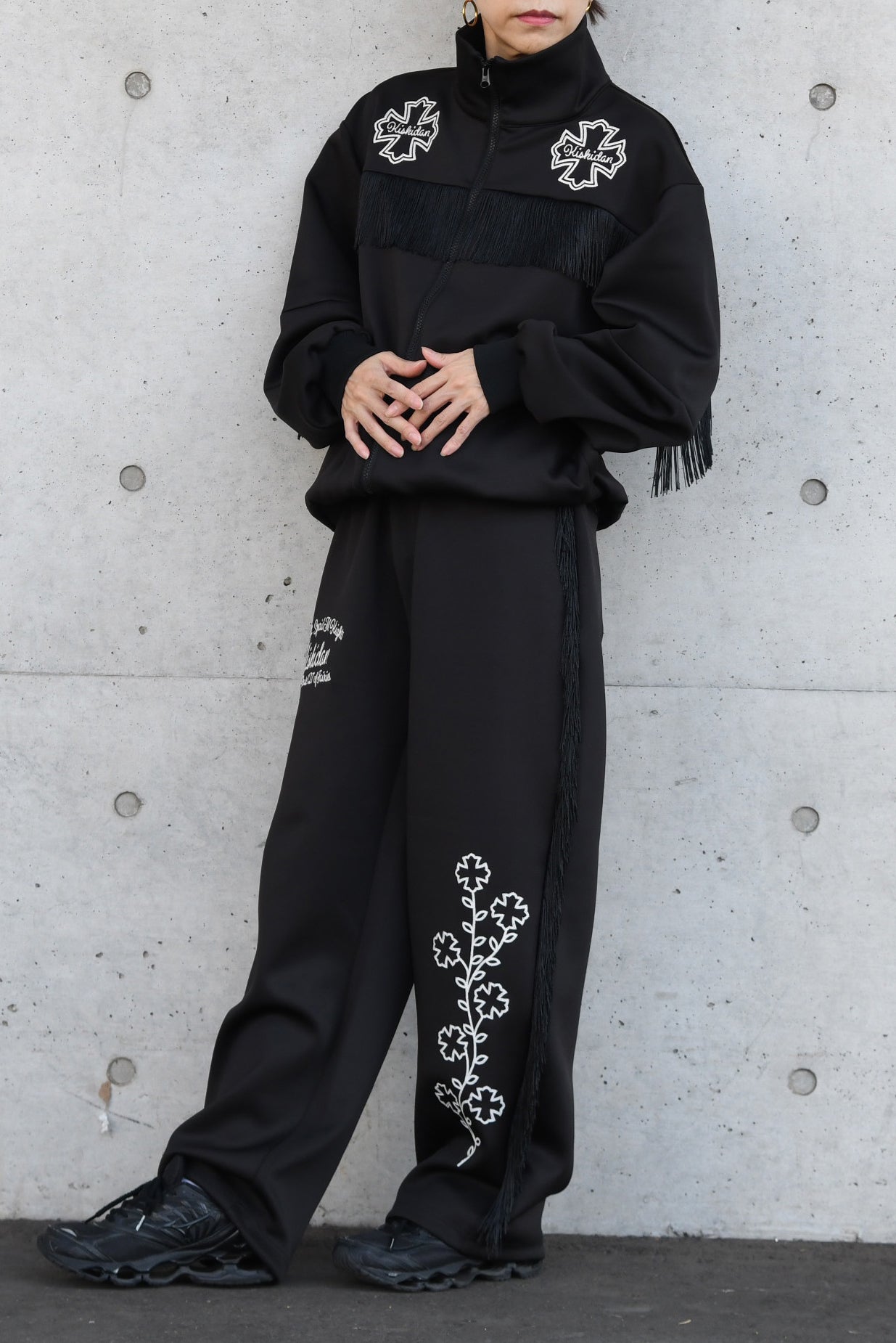 FRINGE TRACK PANTS