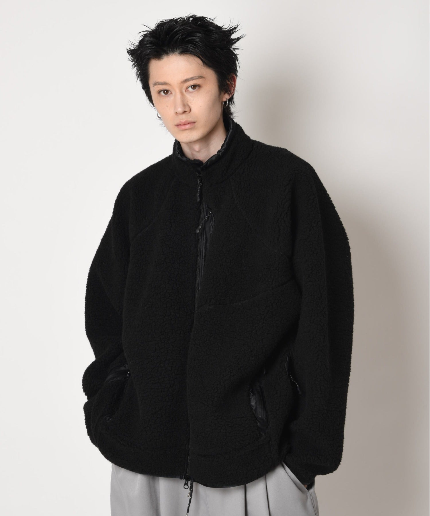 Technical boa jacket - white