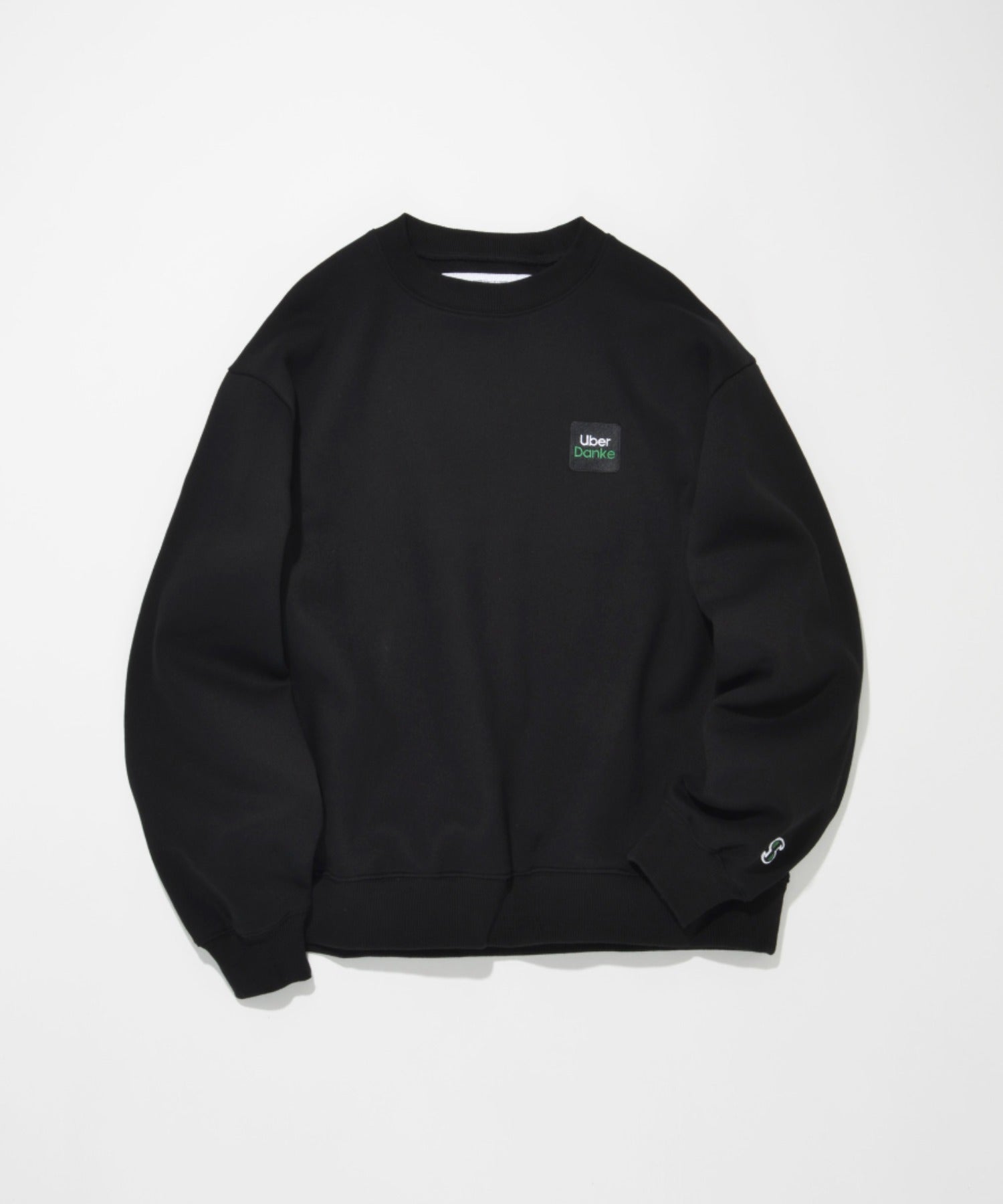 'Uber Danke' sweat - ash gray